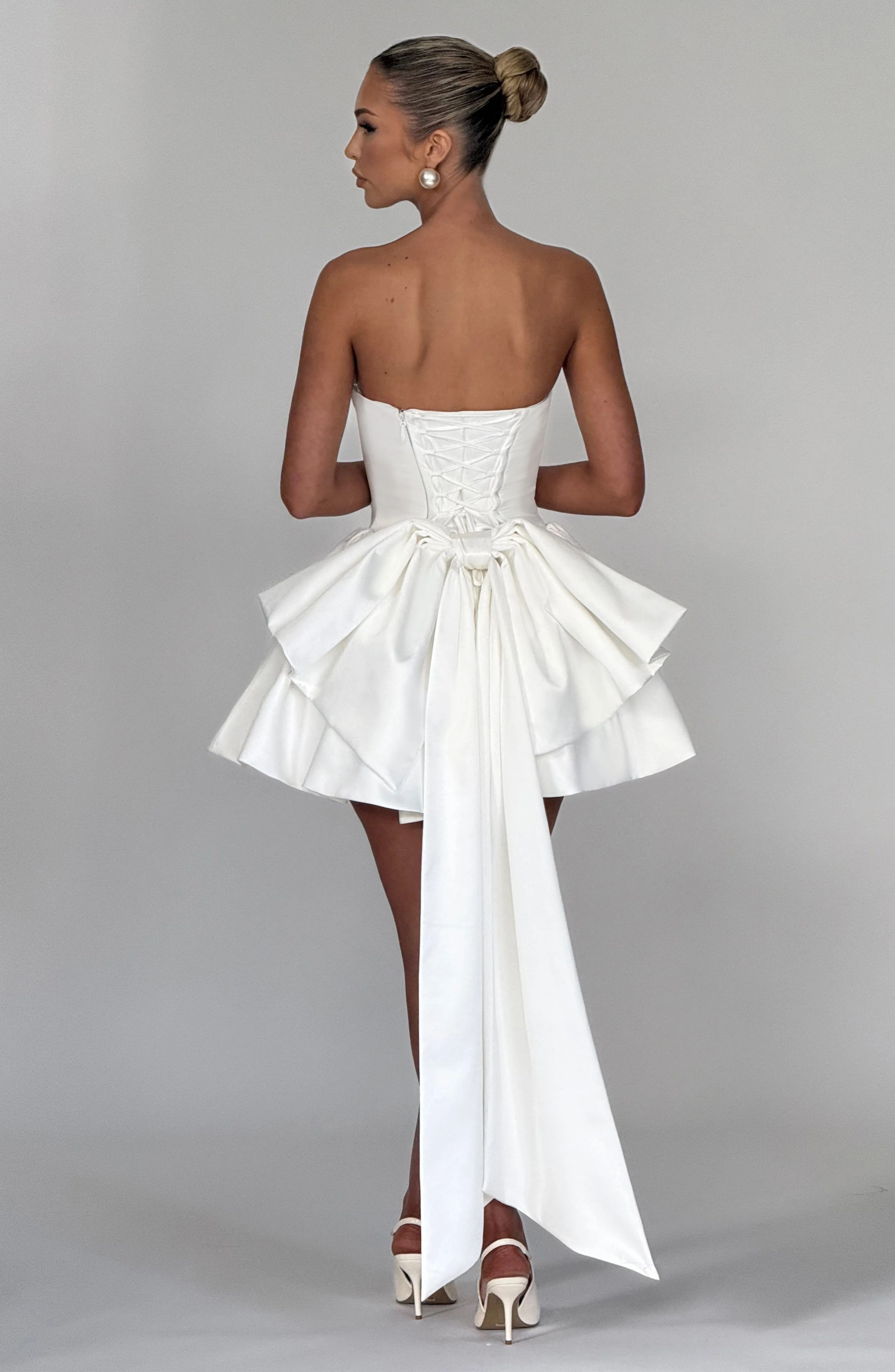 Trinity Mini Dress - Ivory sold by Babyboo Fashion product image thumbnail 4