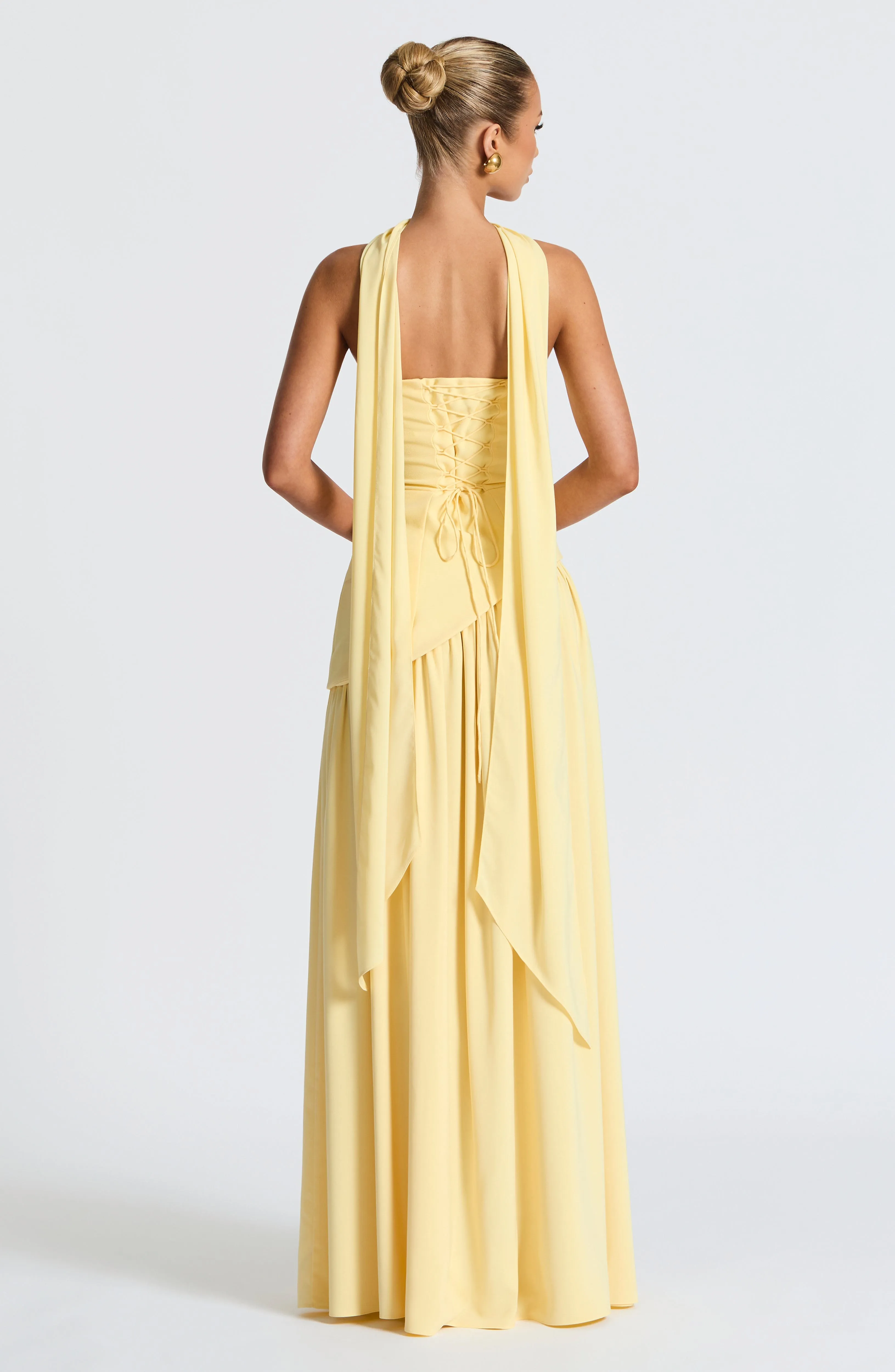 Maliyah Maxi Dress - Lemon sold by Babyboo Fashion product image thumbnail 4