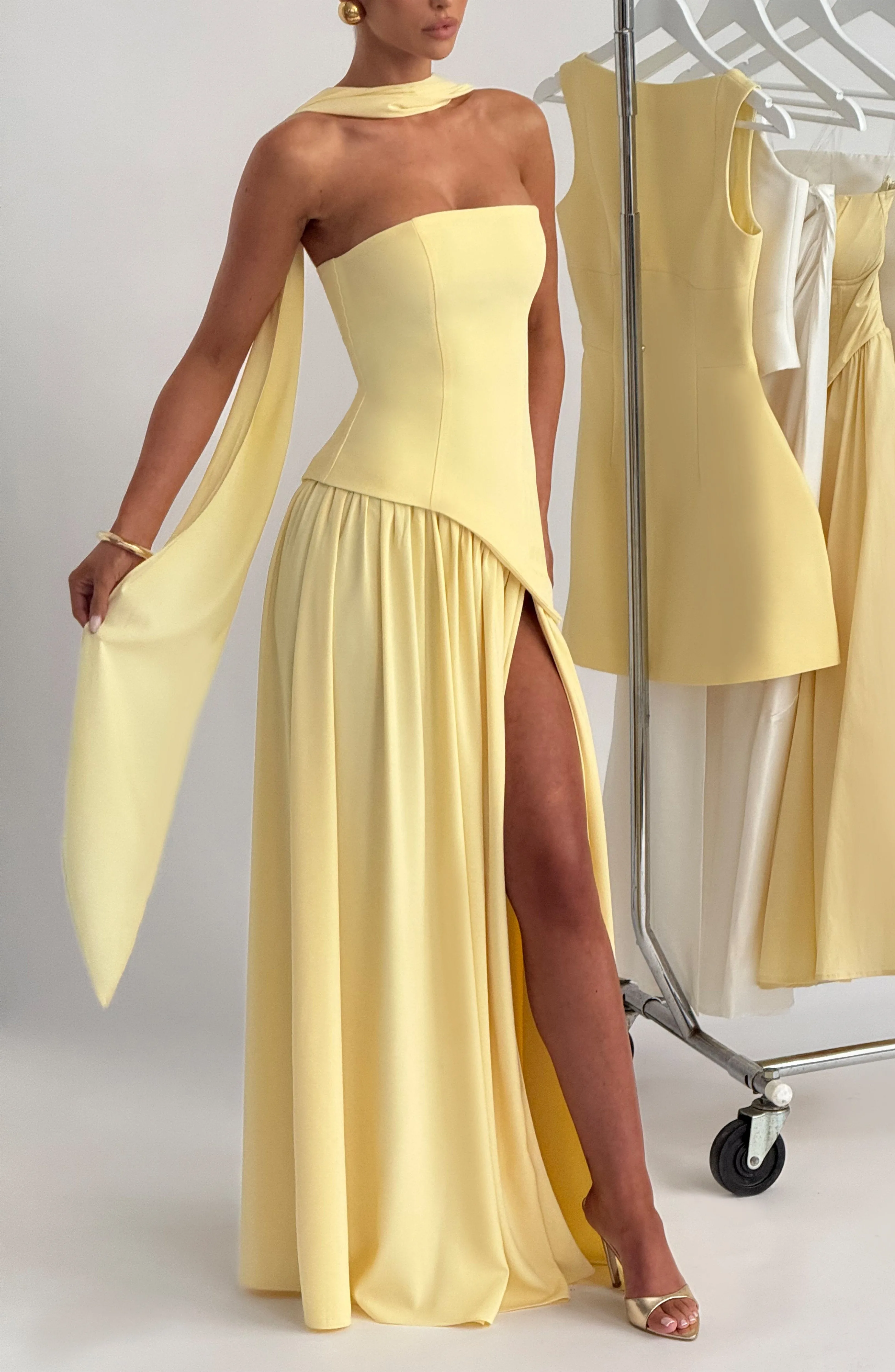 Maliyah Maxi Dress - Lemon sold by Babyboo Fashion product image thumbnail 5