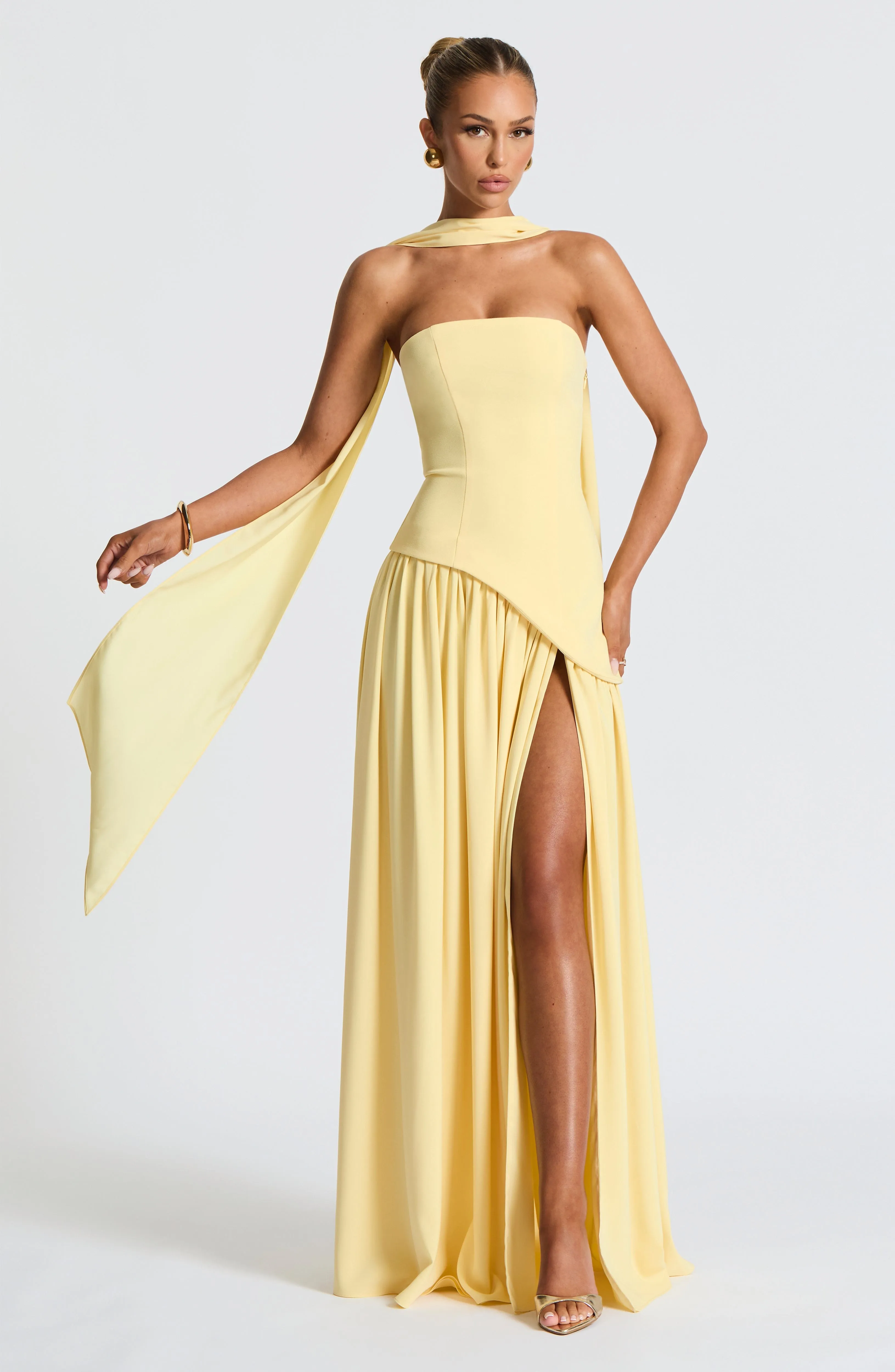 Maliyah Maxi Dress - Lemon sold by Babyboo Fashion product image thumbnail 2