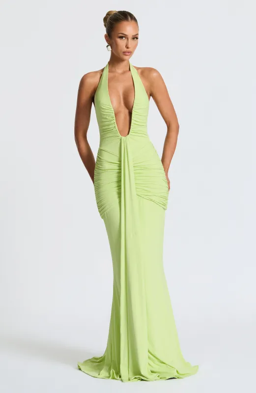 Rosetta Maxi Dress - Lime sold by Babyboo Fashion