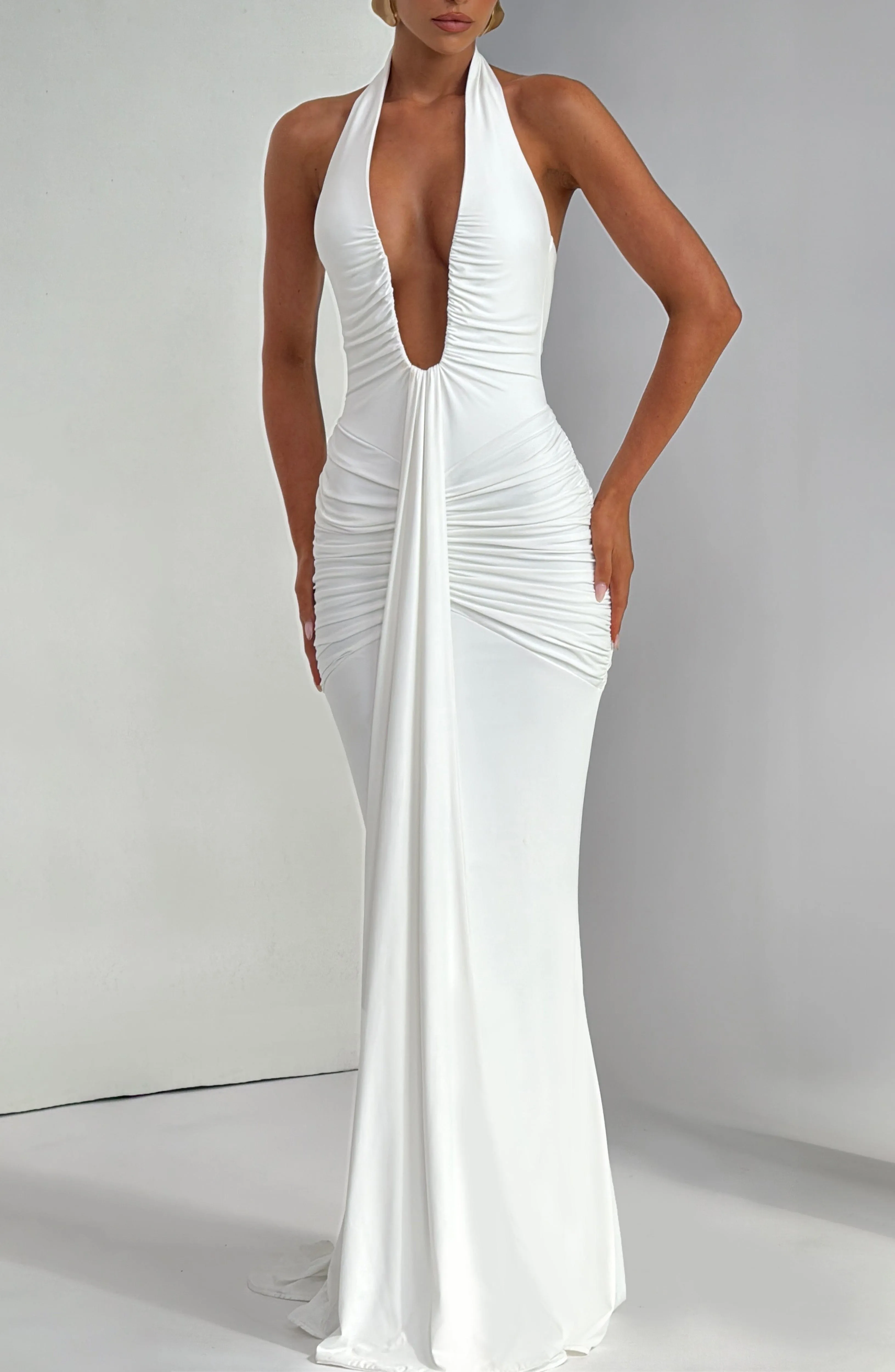 Rosetta Maxi Dress - White sold by Babyboo Fashion product image thumbnail 3