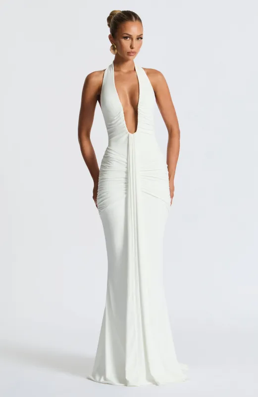 Rosetta Maxi Dress - White sold by Babyboo Fashion