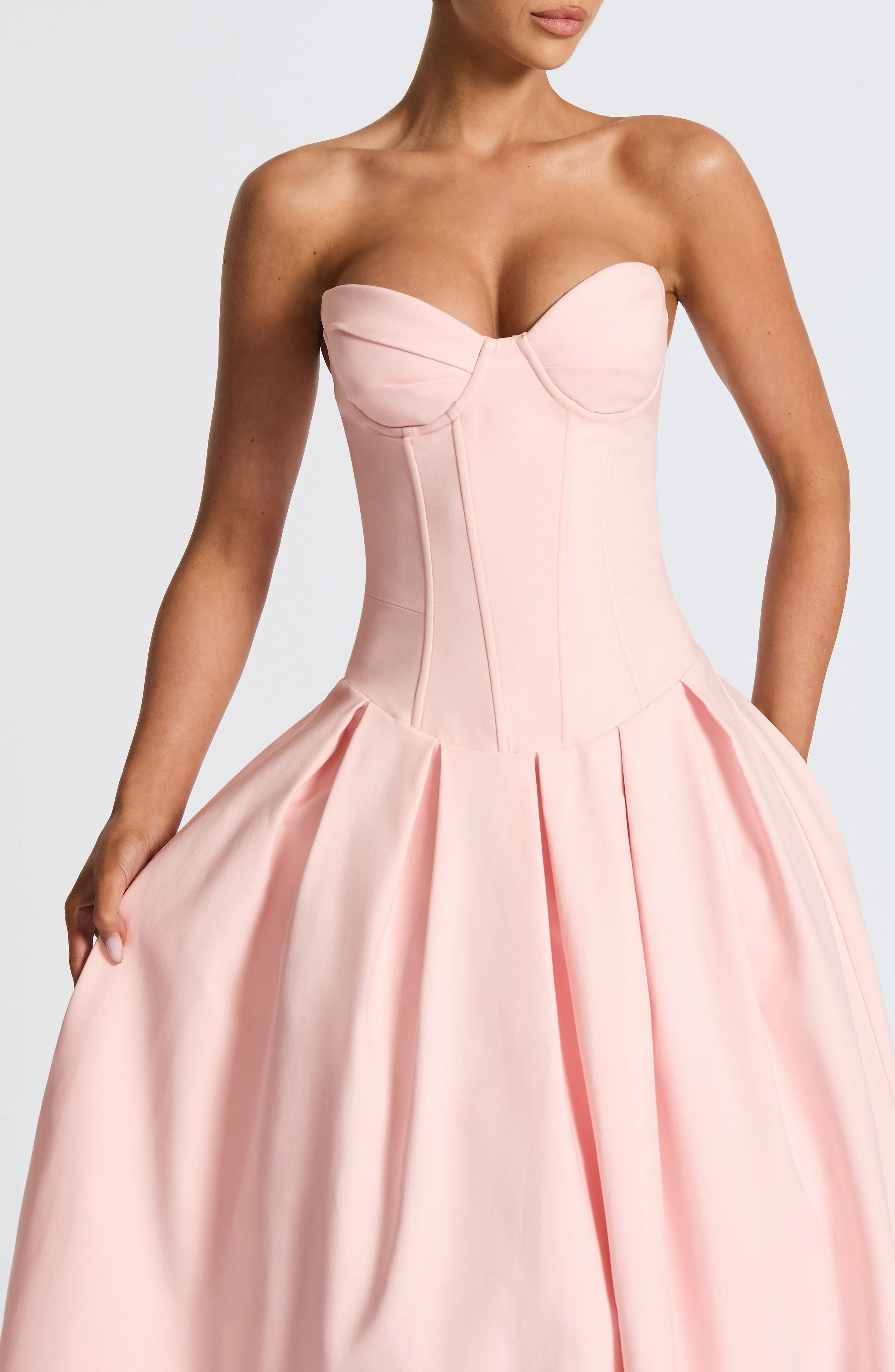 Salma Midi Dress - Blush sold by Babyboo Fashion product image thumbnail 3