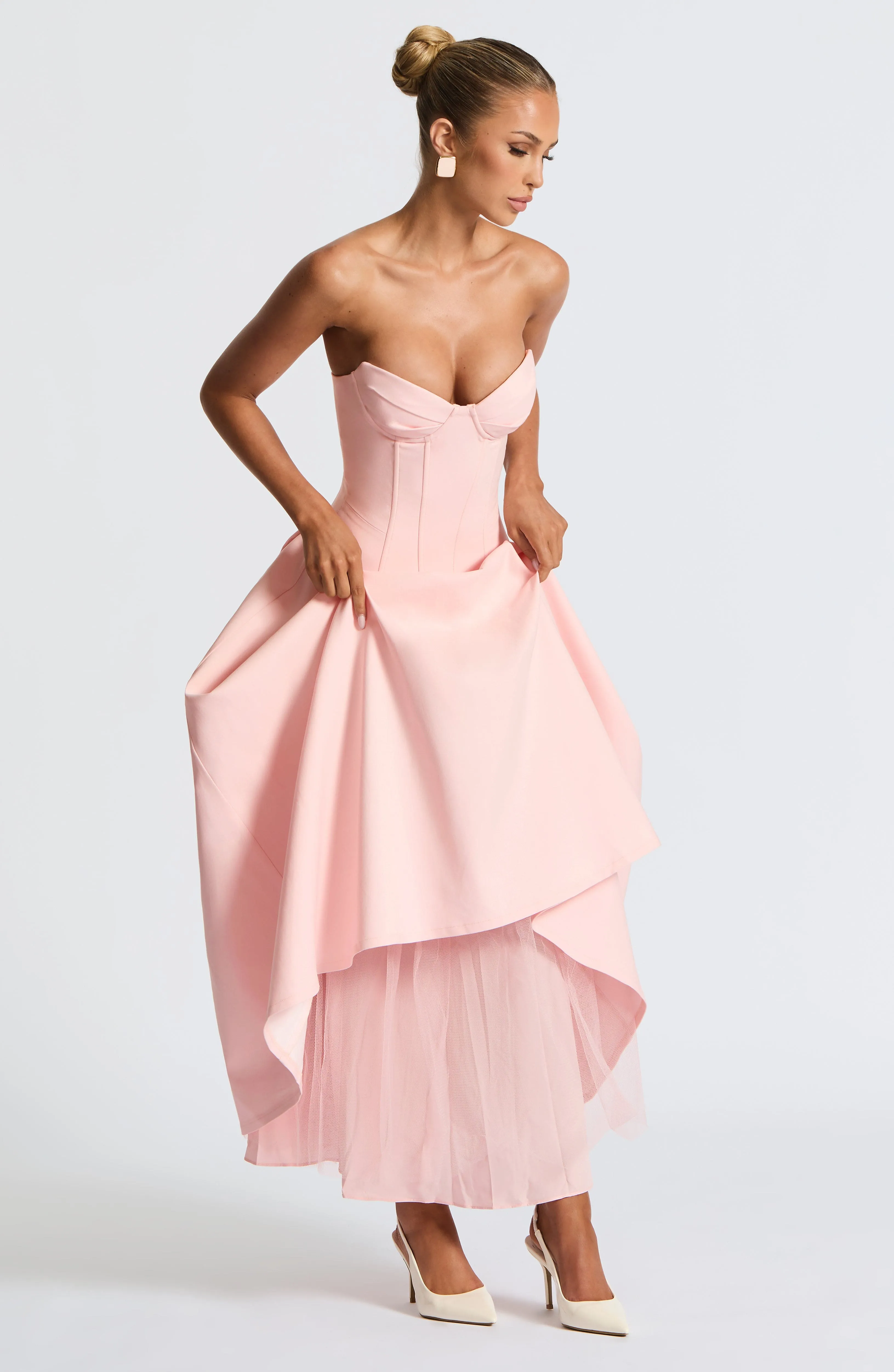 Salma Midi Dress - Blush sold by Babyboo Fashion product image thumbnail 5