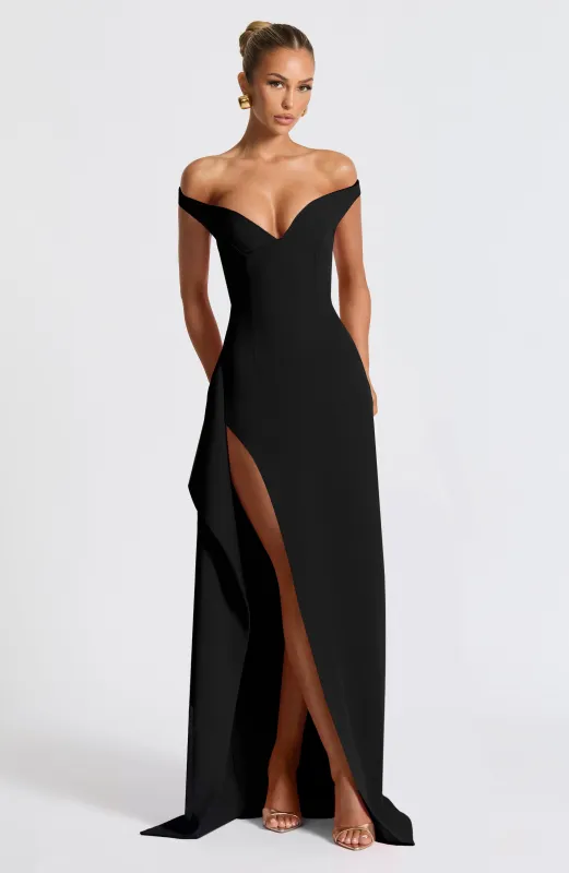 Khalesia Maxi Dress - Black sold by Babyboo Fashion