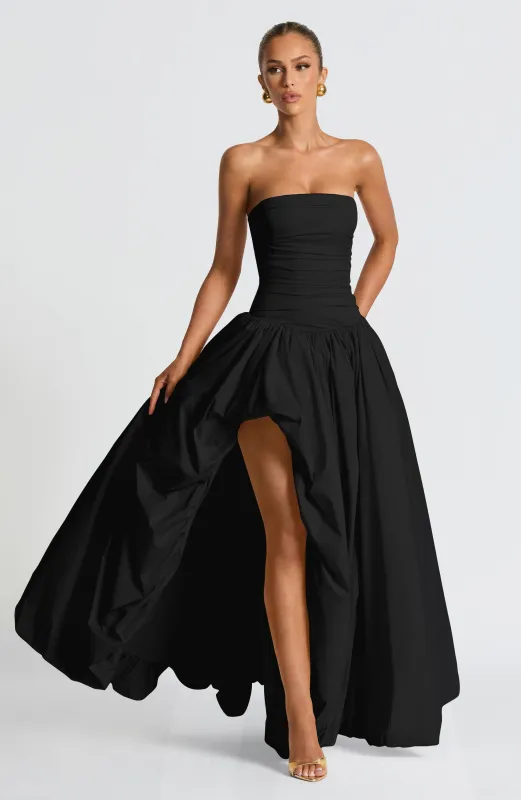 Jillian Maxi Dress - Black sold by Babyboo Fashion