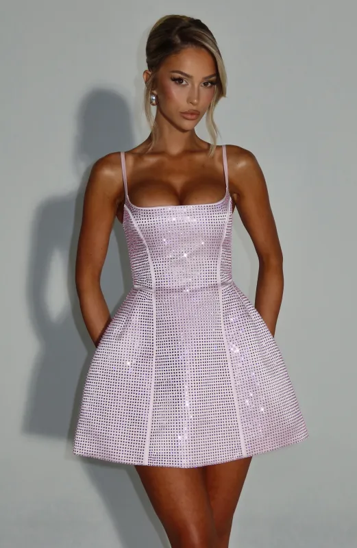 Emma Mini Dress - Blush made by LF