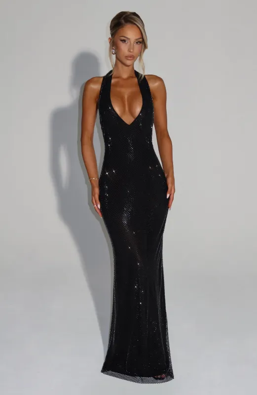 Starla Maxi Dress - Black sold by Babyboo Fashion