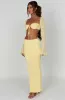 Astrid Maxi Skirt - Lemon sold by Babyboo Fashion