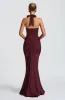 Rosetta Maxi Dress - Cherry Lacquer sold by Babyboo Fashion