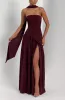 Maliyah Maxi Dress - Cherry Lacquer sold by Babyboo Fashion