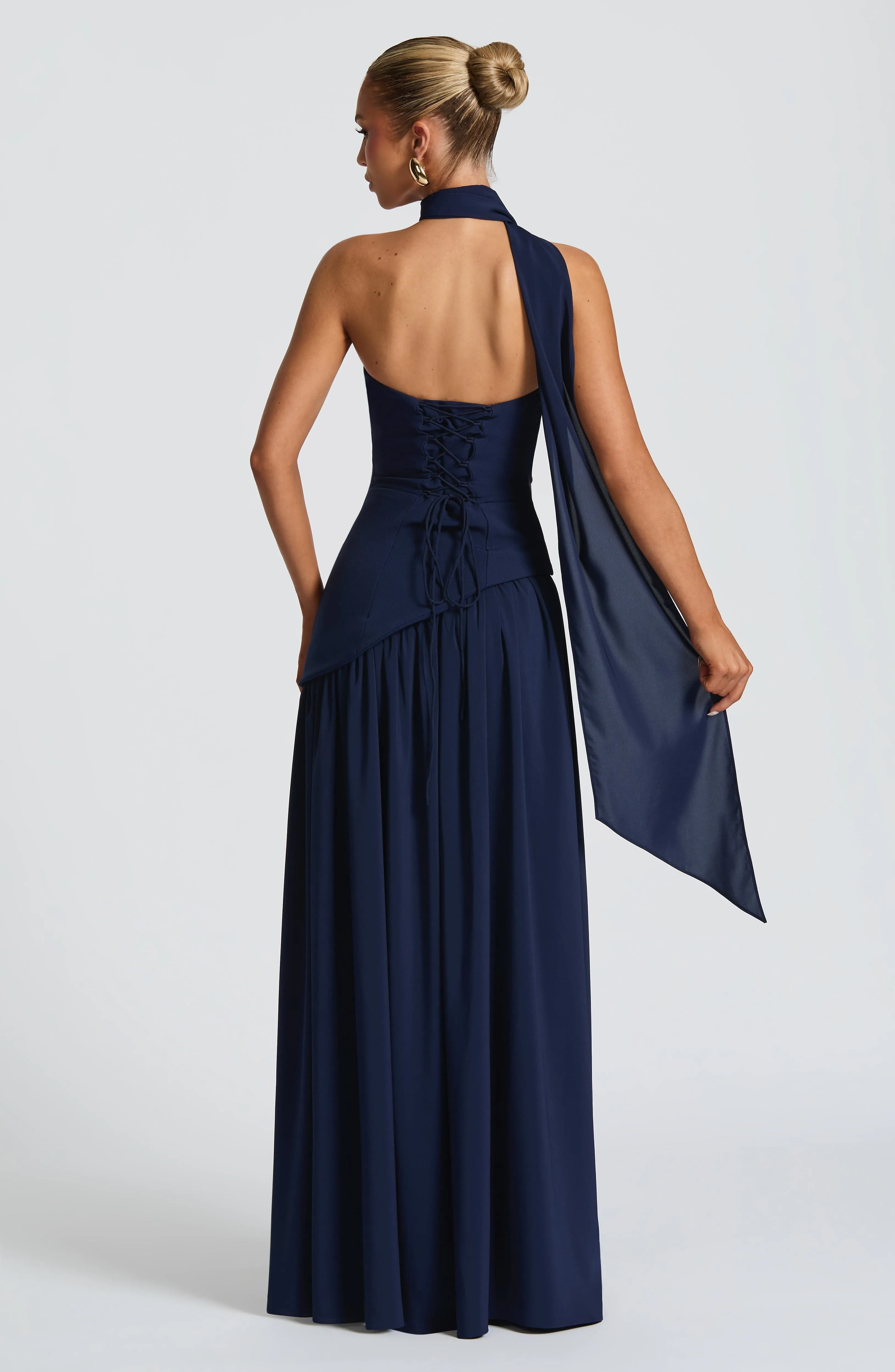 Maliyah Maxi Dress - Navy sold by Babyboo Fashion product image thumbnail 4