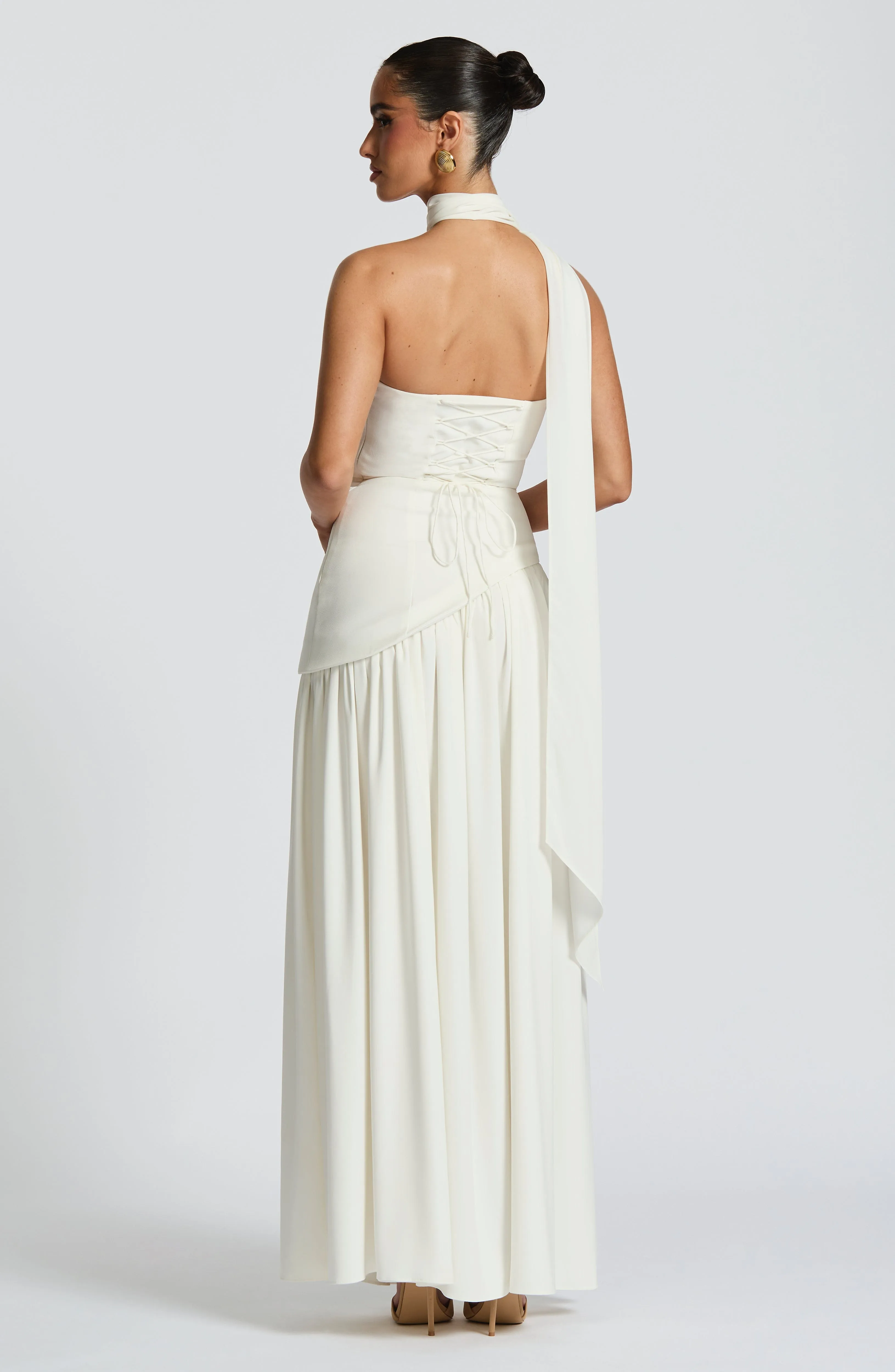 Maliyah Maxi Dress - Ivory sold by Babyboo Fashion product image thumbnail 3