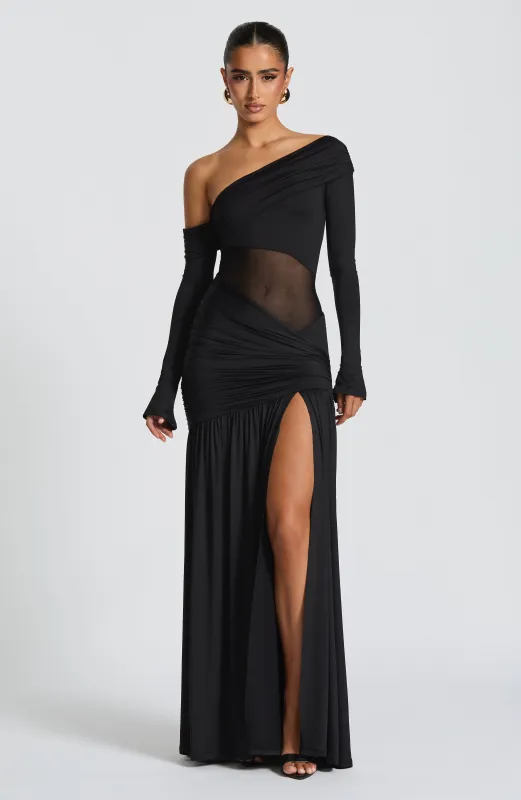 Ettalie Maxi Dress - Black sold by Babyboo Fashion