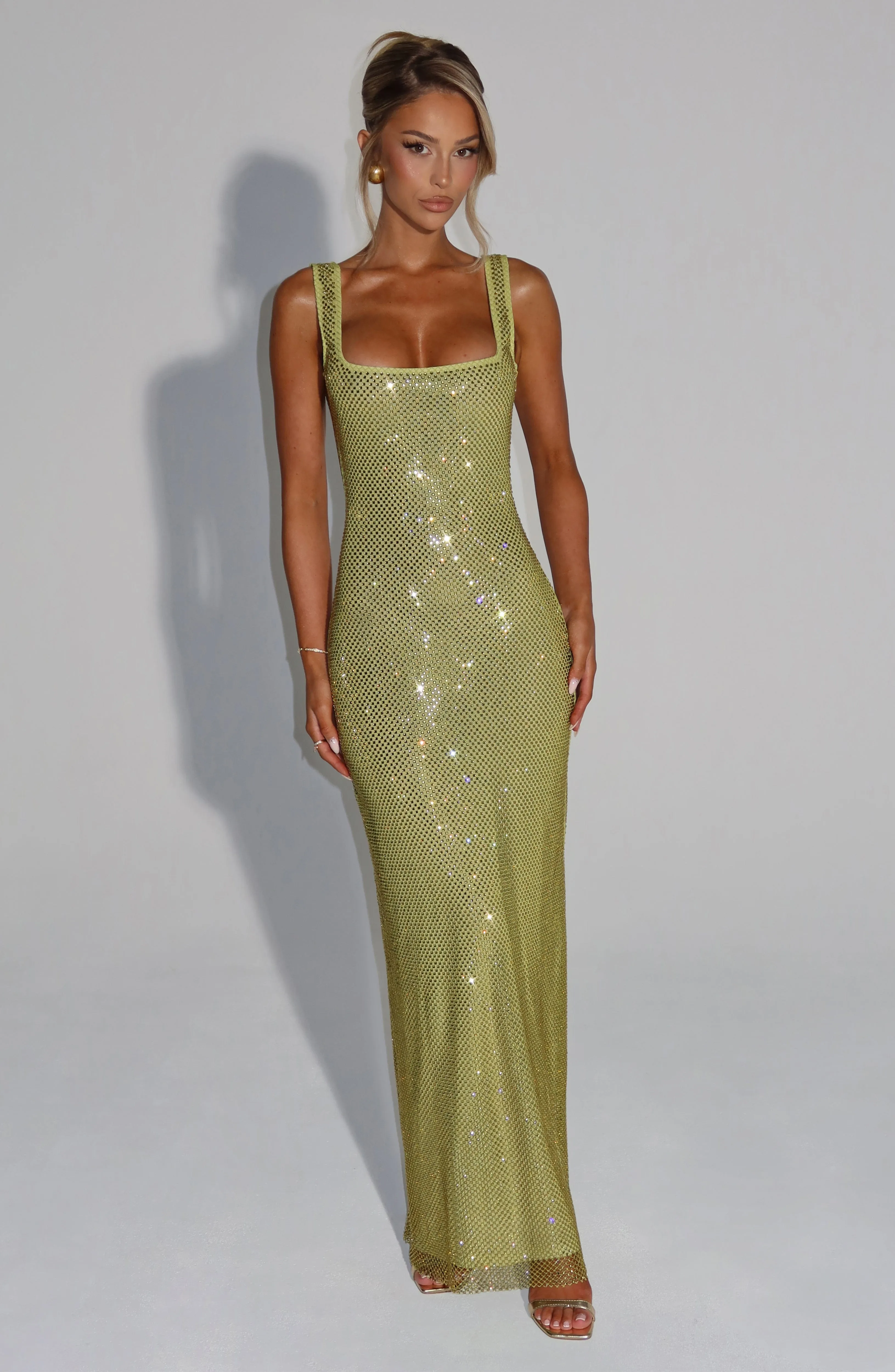 Petra maxi Dress - Olive sold by Babyboo Fashion product image thumbnail 4