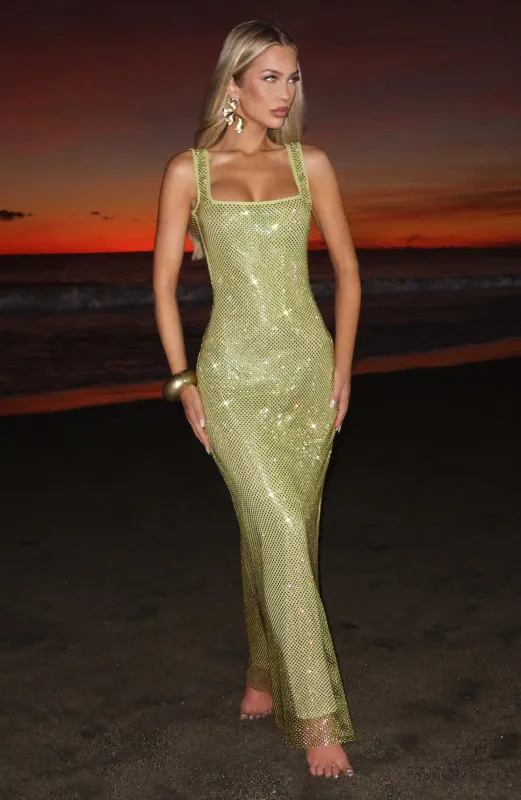 Petra Maxi Dress - Silver | Parallel