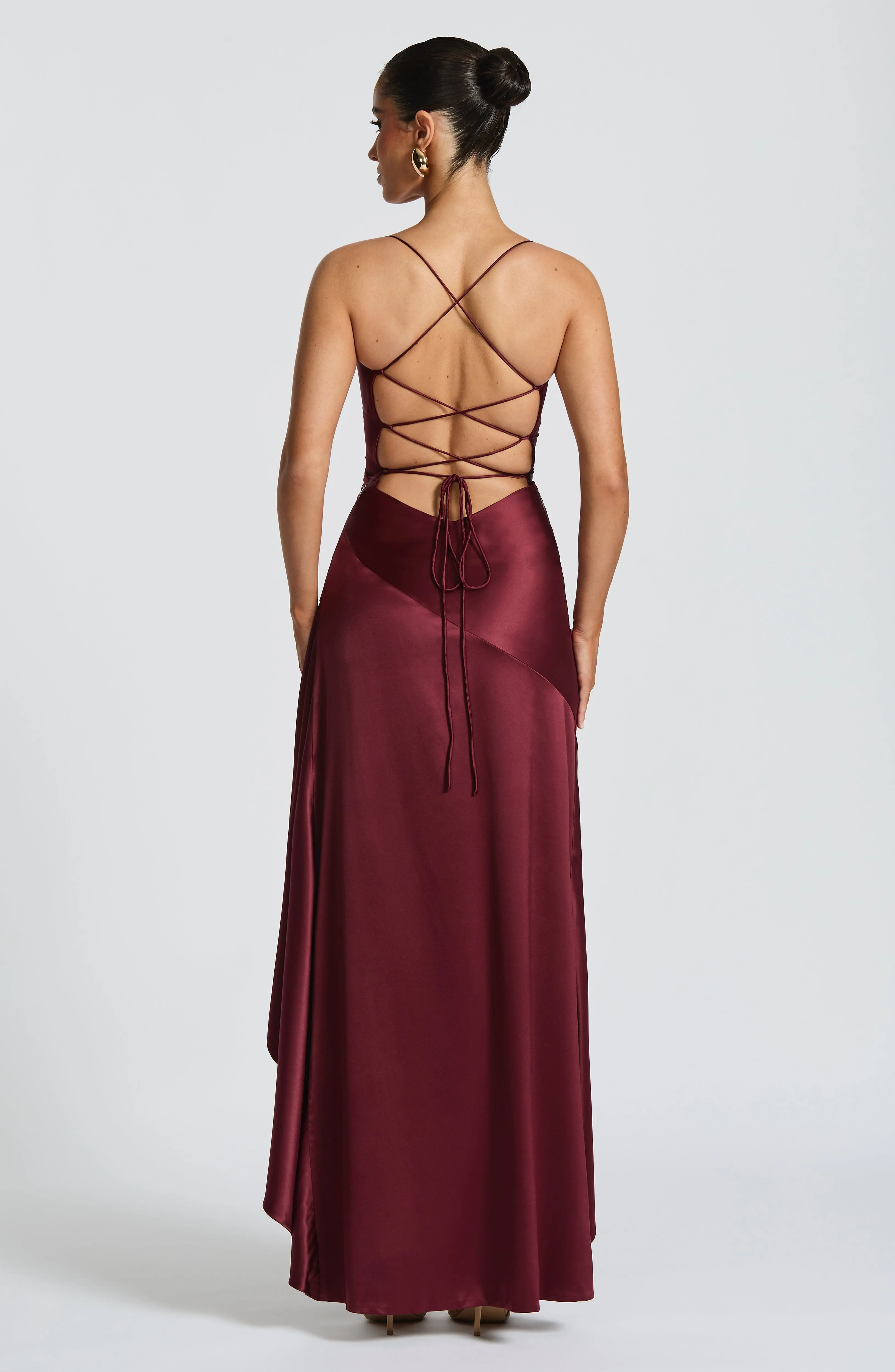 Samira Maxi Dress - Cherry Lacquer sold by Babyboo Fashion product image thumbnail 3