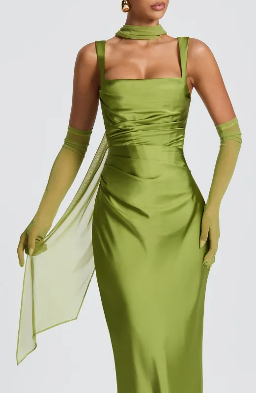 Ayla Scarf - Olive sold by Babyboo Fashion