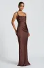 Calanthe Maxi Dress - Plum Brown sold by Babyboo Fashion