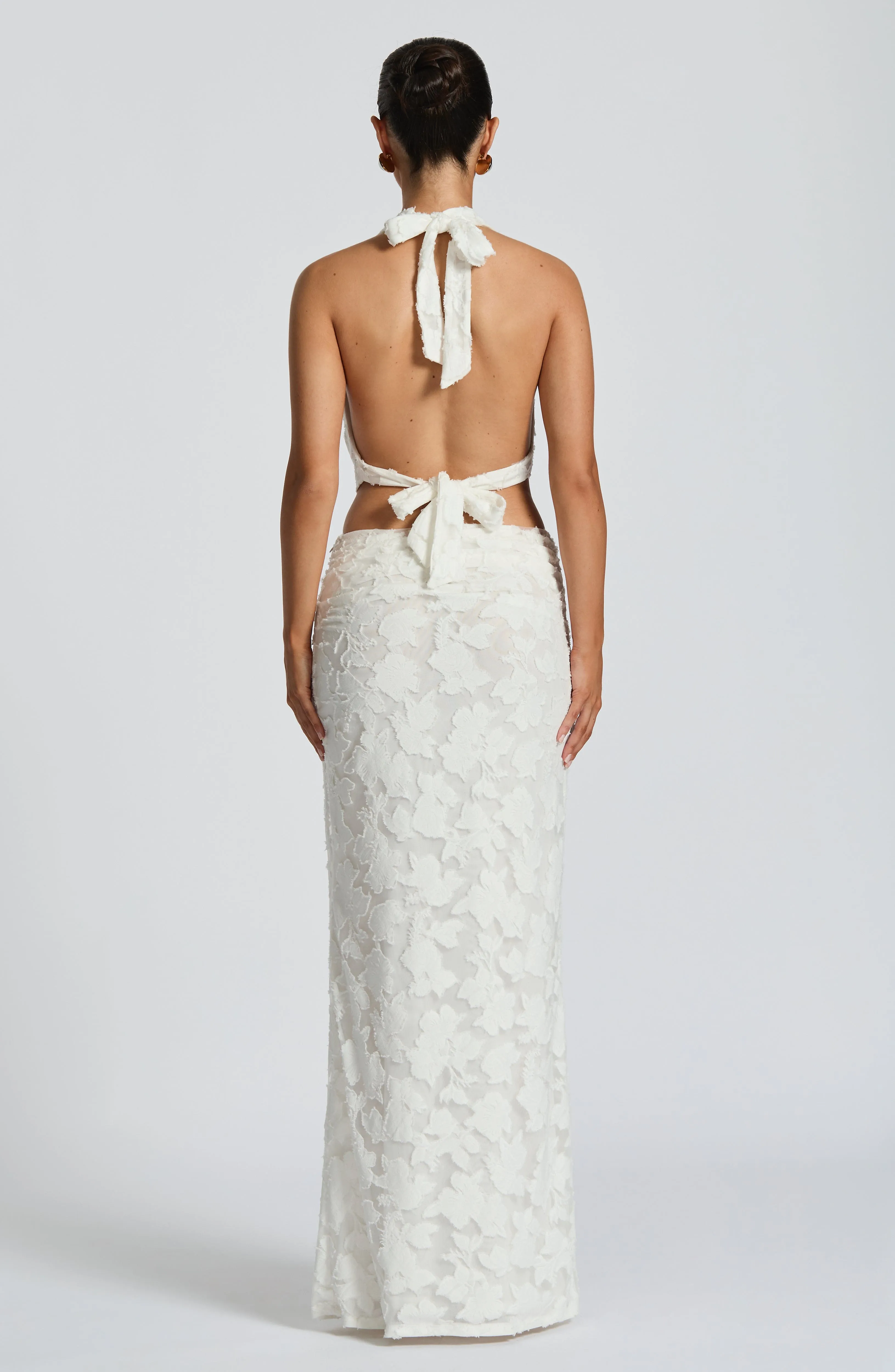 Myra Maxi Skirt - Ivory sold by Babyboo Fashion product image thumbnail 2