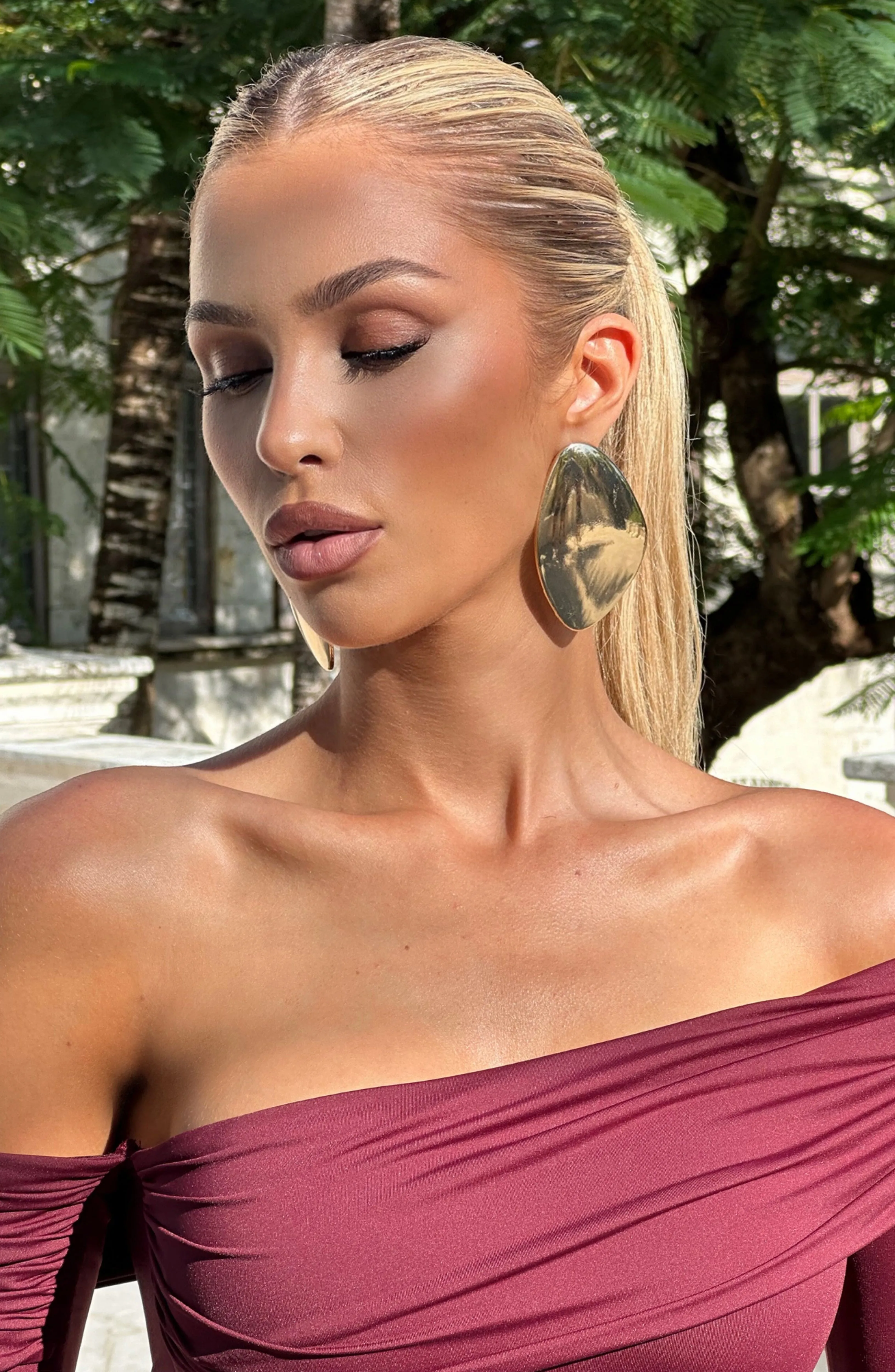 Yuki Earrings - Silver sold by Babyboo Fashion