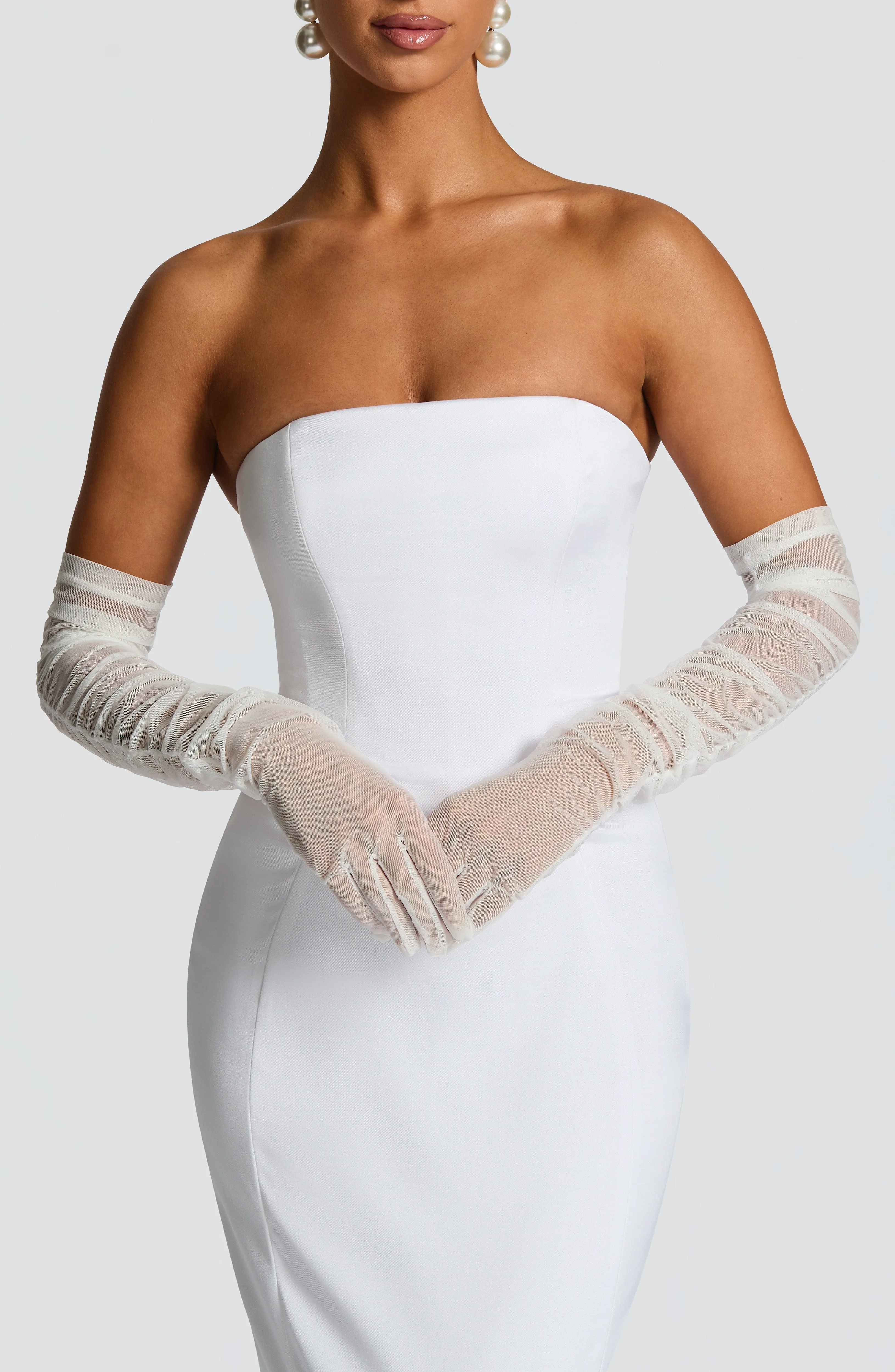 Ada Gloves - Ivory sold by Babyboo Fashion product image thumbnail 2