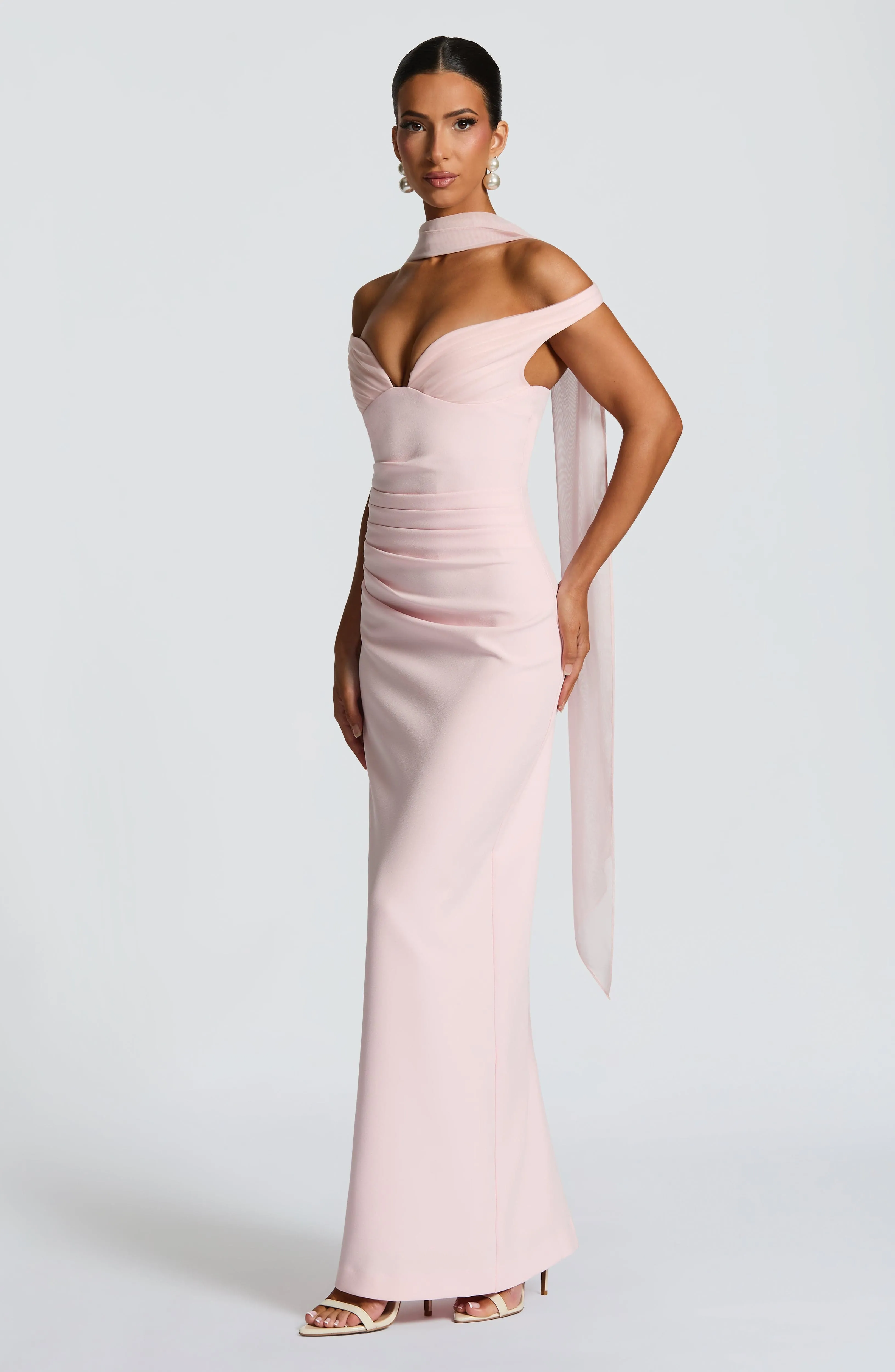 Abigail Maxi Dress - Blush sold by Babyboo Fashion product image thumbnail 4