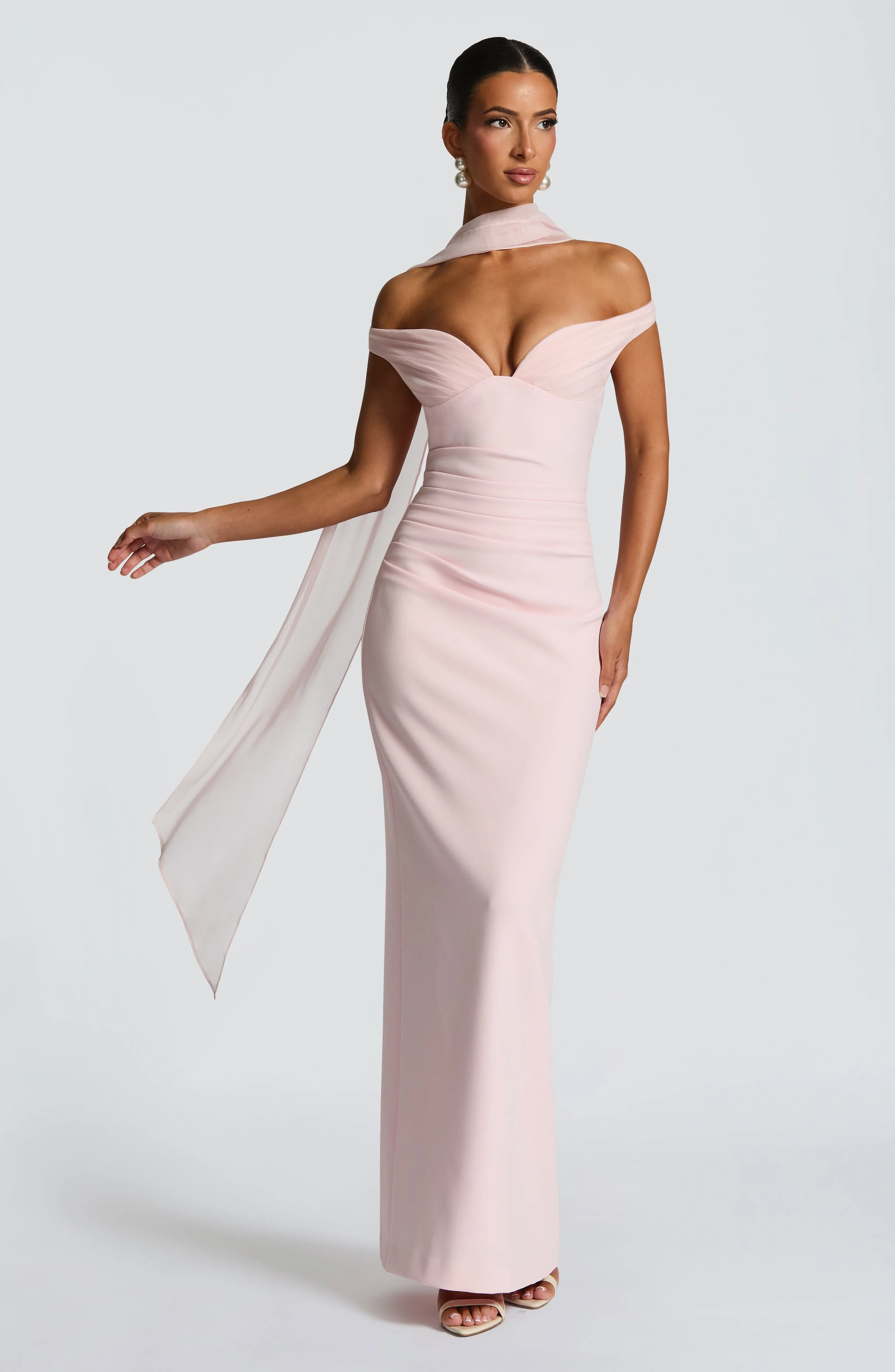 Abigail Maxi Dress - Blush sold by Babyboo Fashion product image thumbnail 3