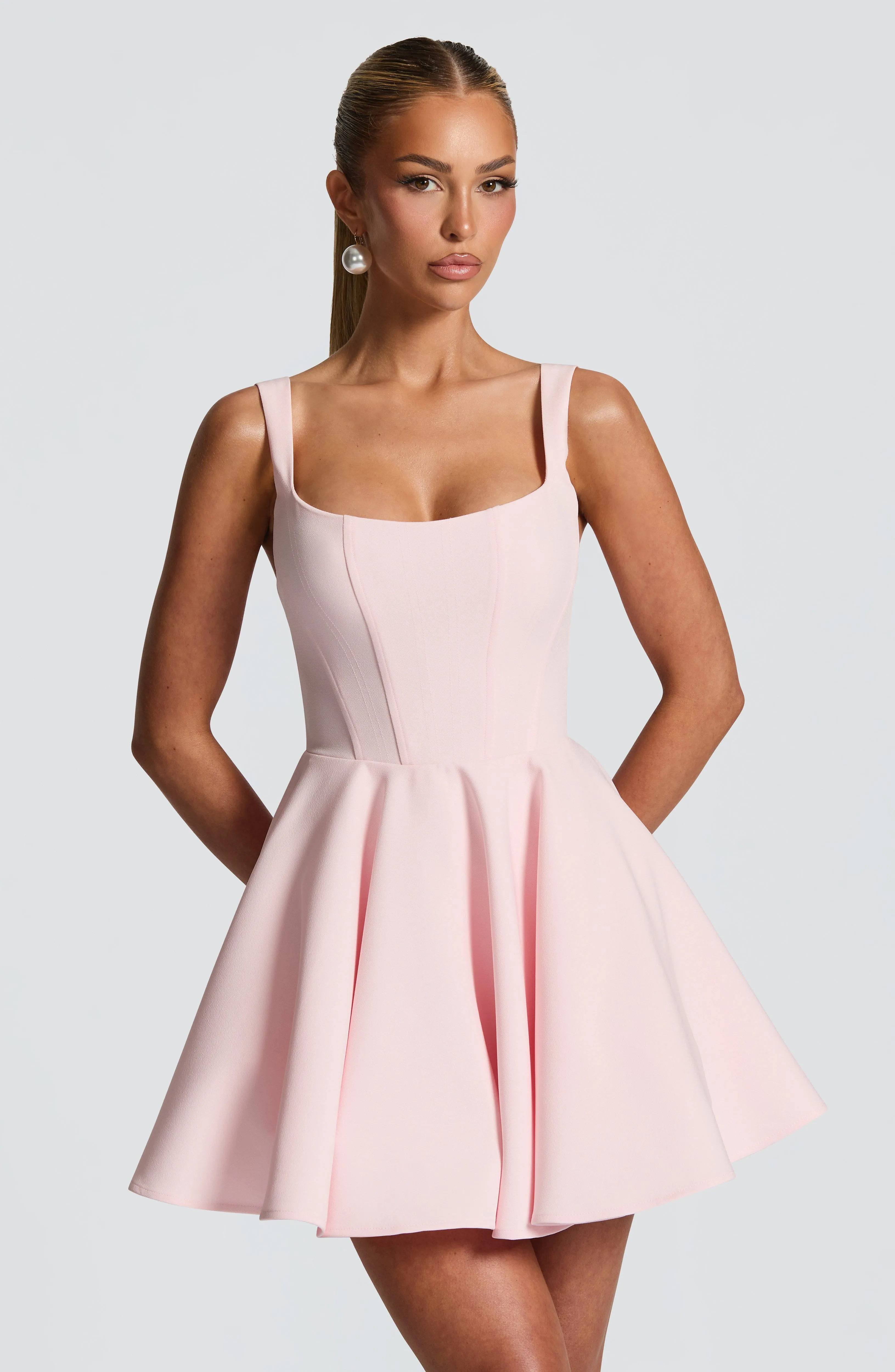 Rue Mini Dress - Blush sold by Babyboo Fashion product image thumbnail 4