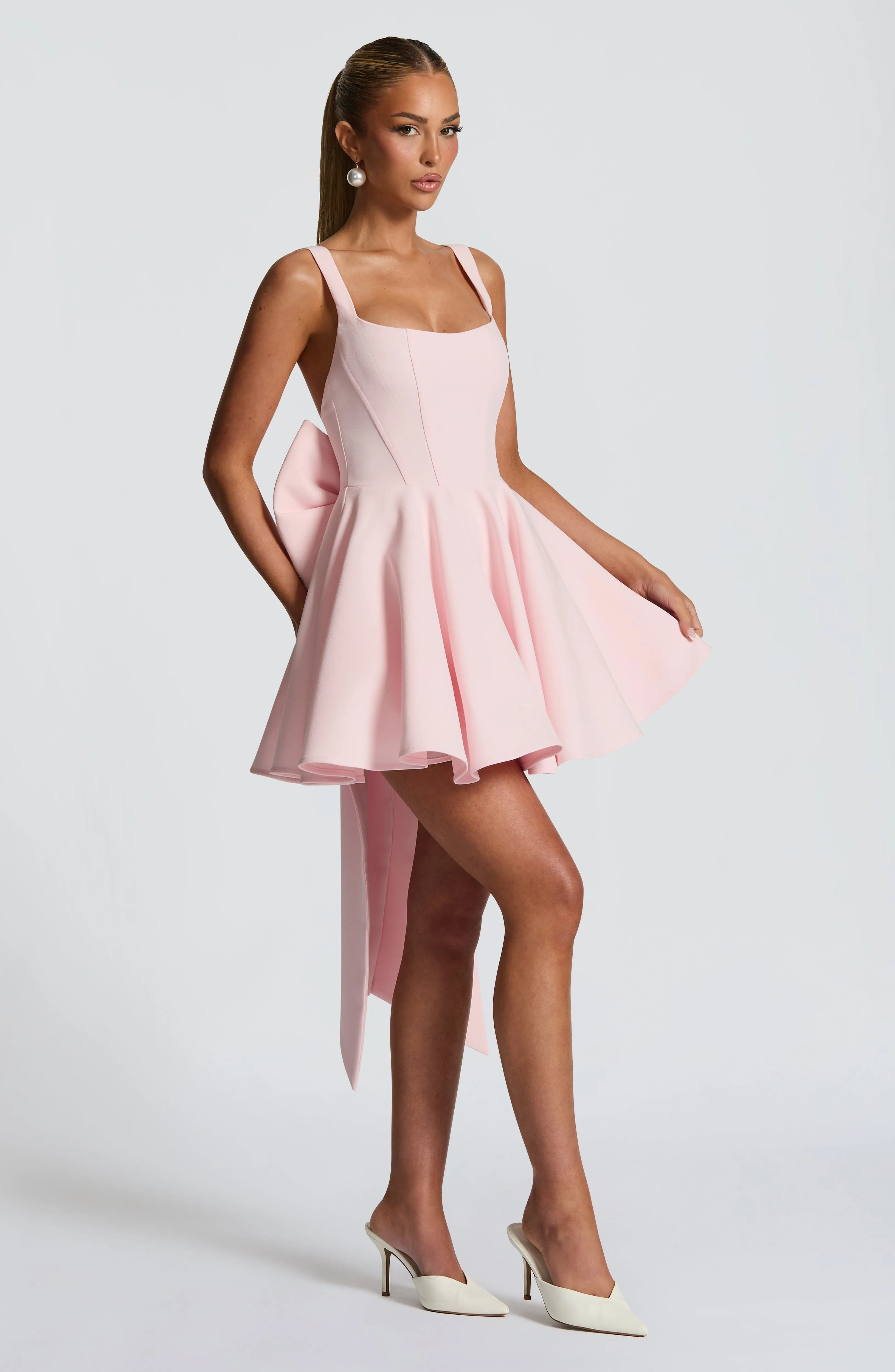 Rue Mini Dress - Blush sold by Babyboo Fashion product image thumbnail 3