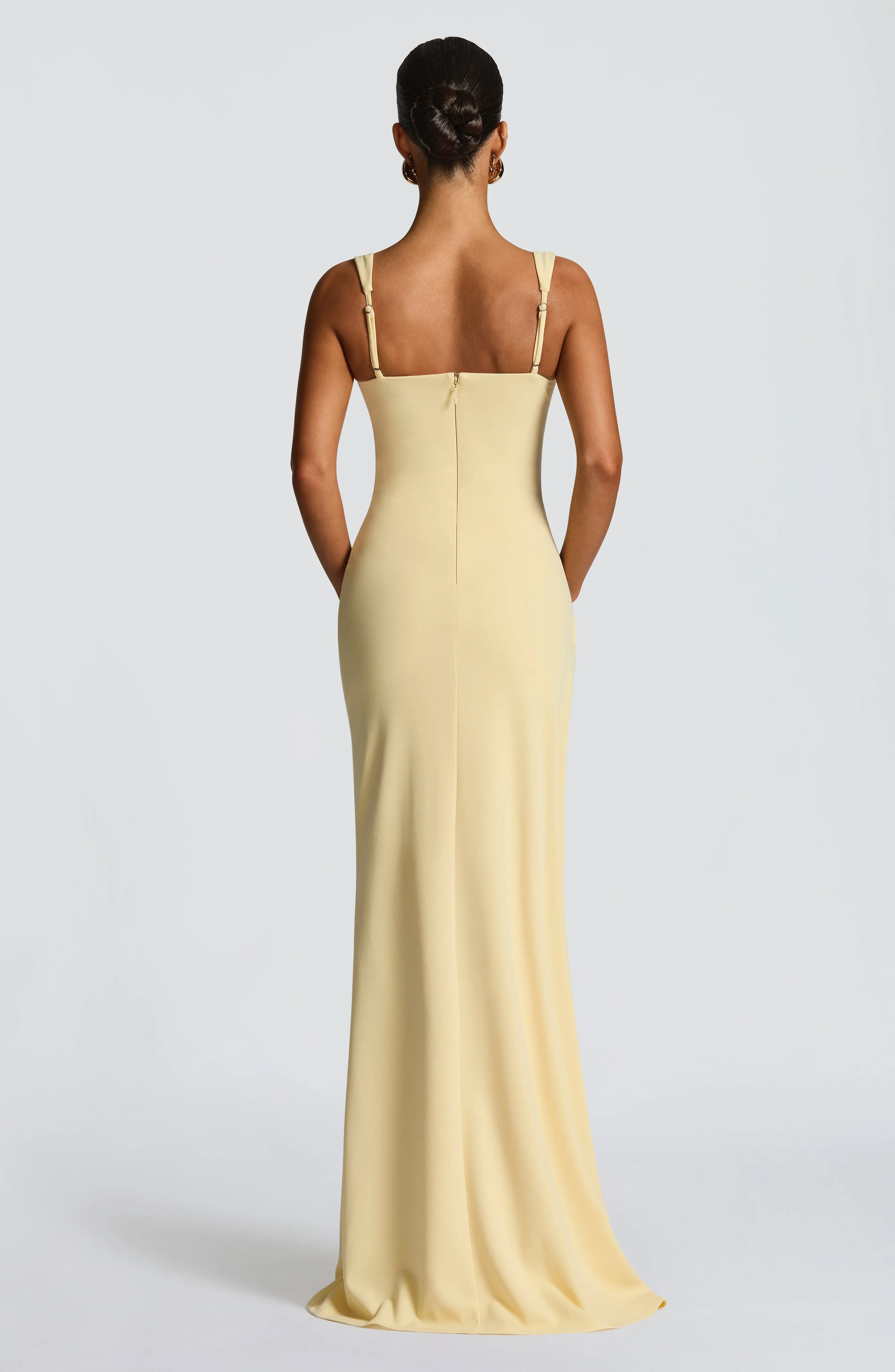 Katana Maxi Dress - Lemon sold by Babyboo Fashion product image thumbnail 3