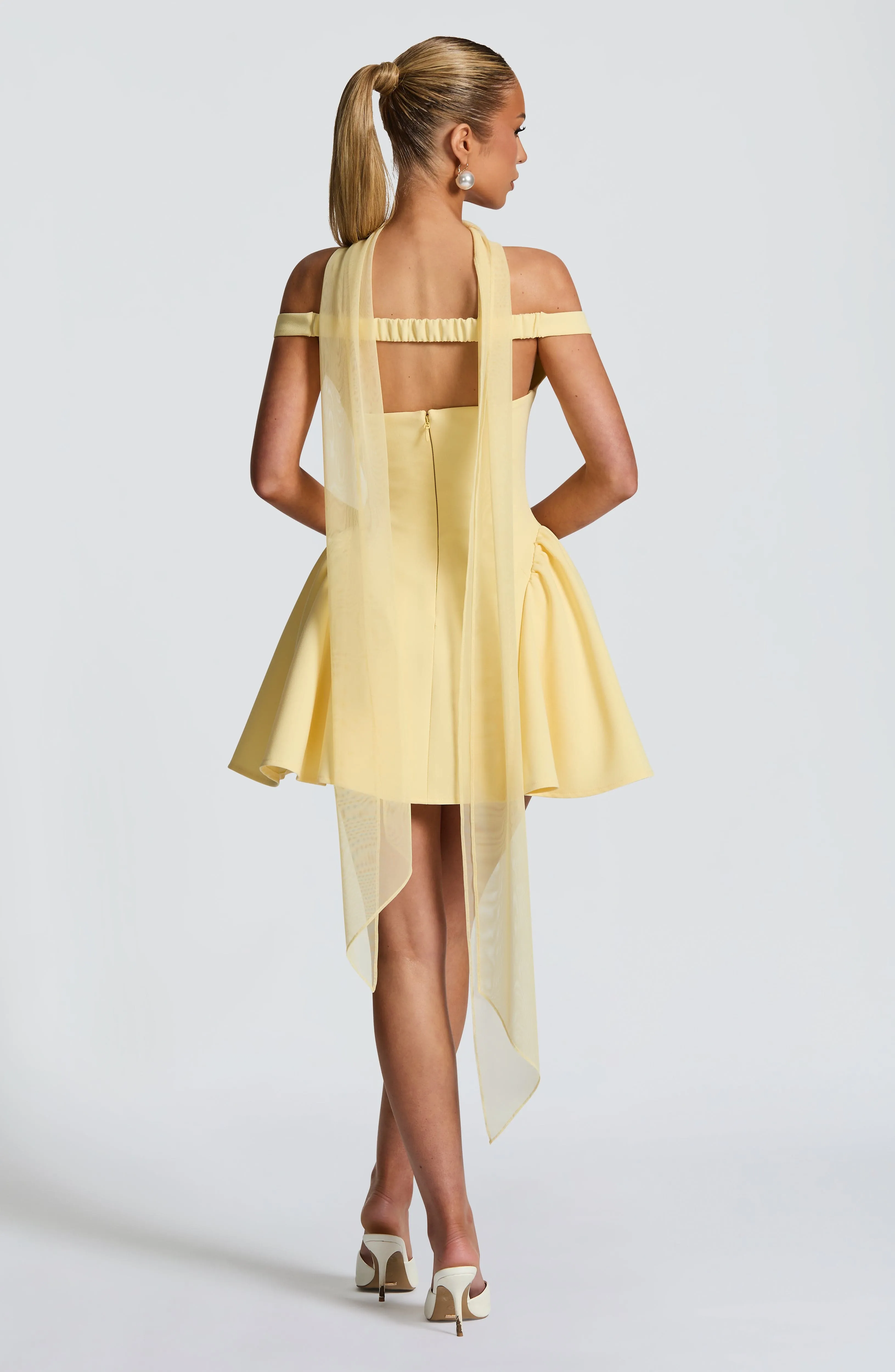Marla Mini Dress - Lemon sold by Babyboo Fashion product image thumbnail 5