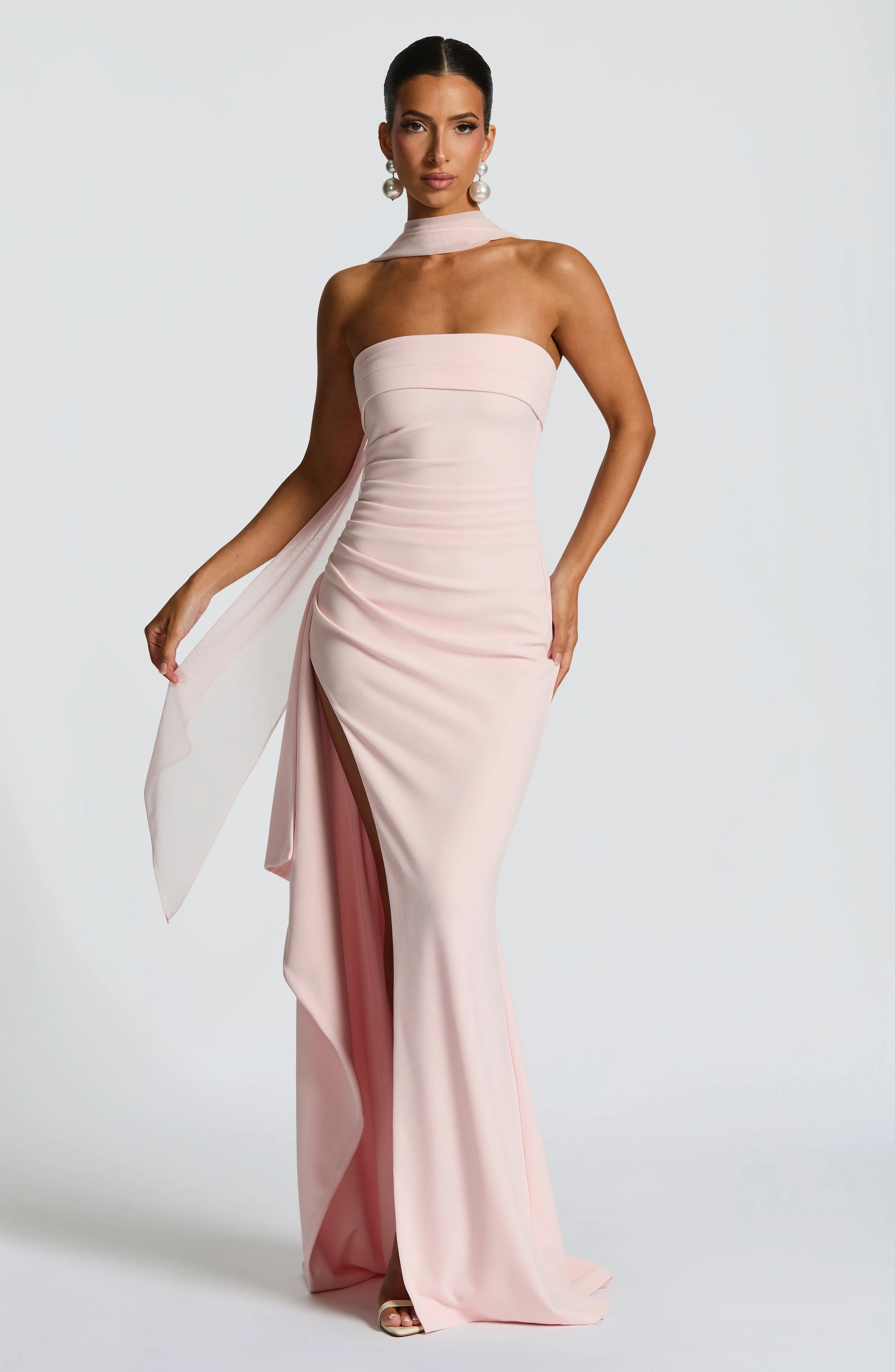 Zafira Maxi Dress - Blush sold by Babyboo Fashion product image thumbnail 2