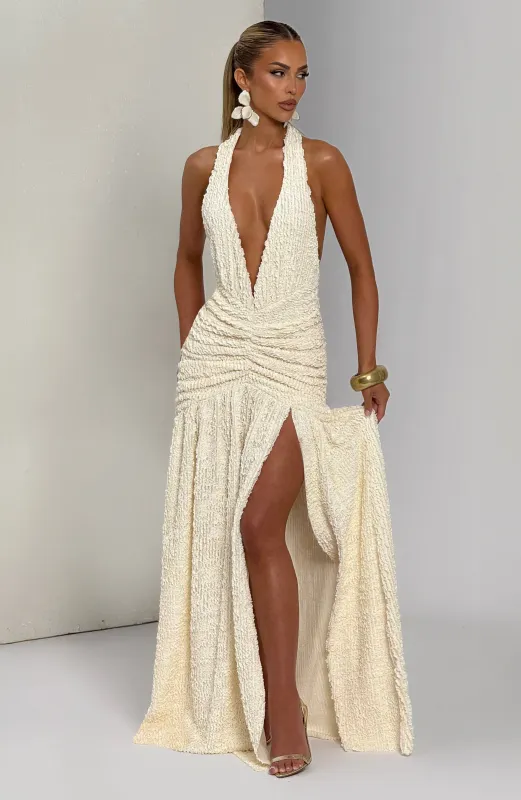 Minerva Maxi Dress - Ivory sold by Babyboo Fashion
