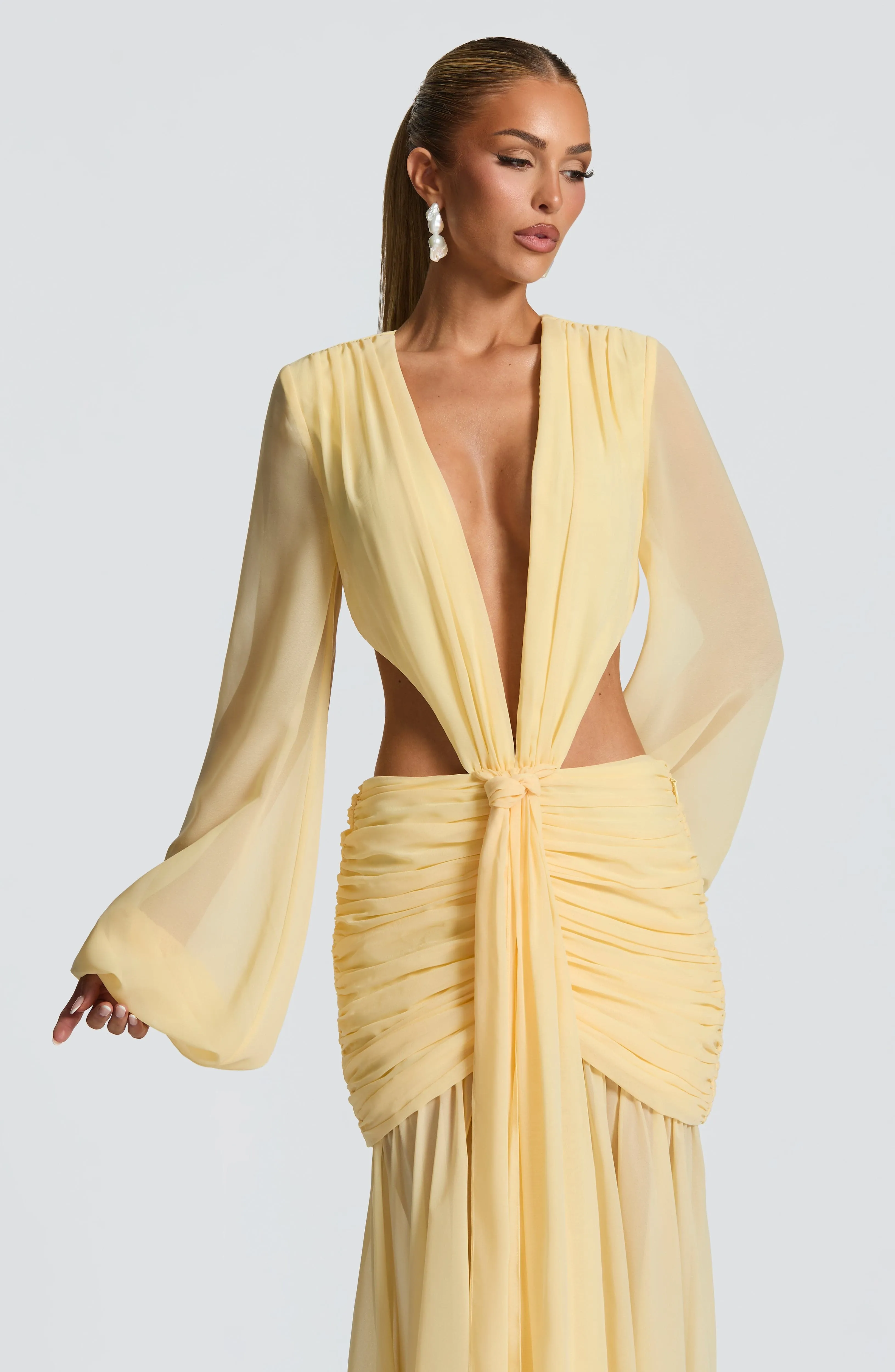 Andrina Maxi Dress - Lemon sold by Babyboo Fashion product image thumbnail 5