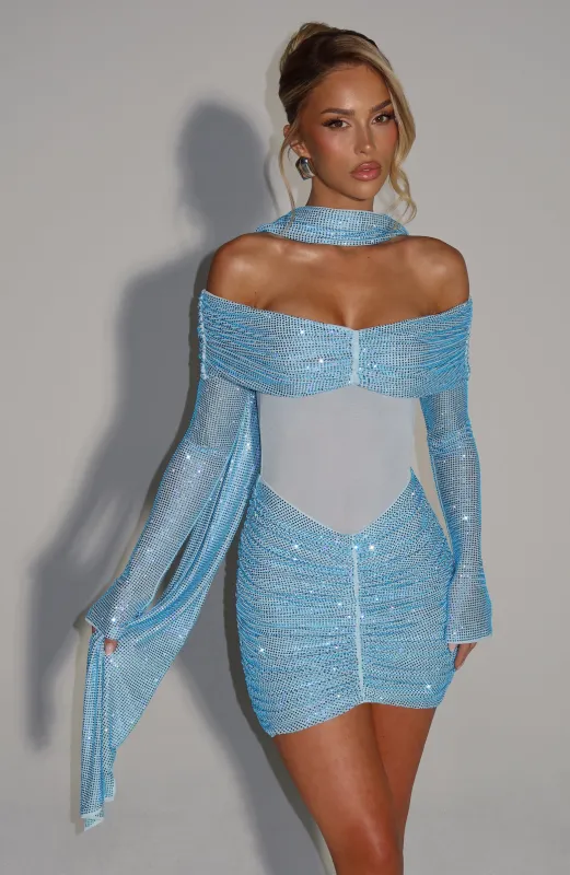 Hydra Mini Dress - Aqua made by LF