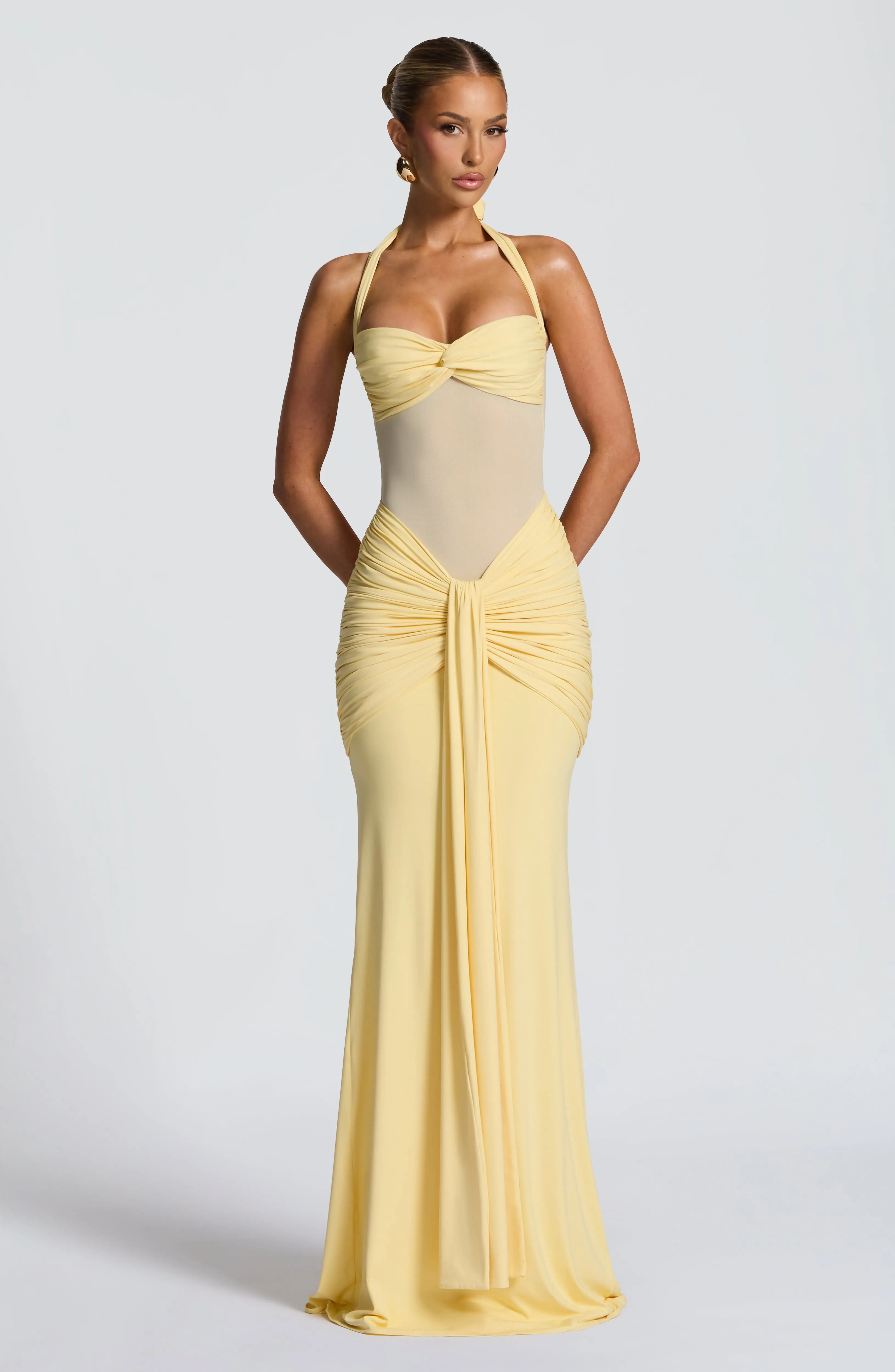 Vixen Maxi Dress - Lemon sold by Babyboo Fashion