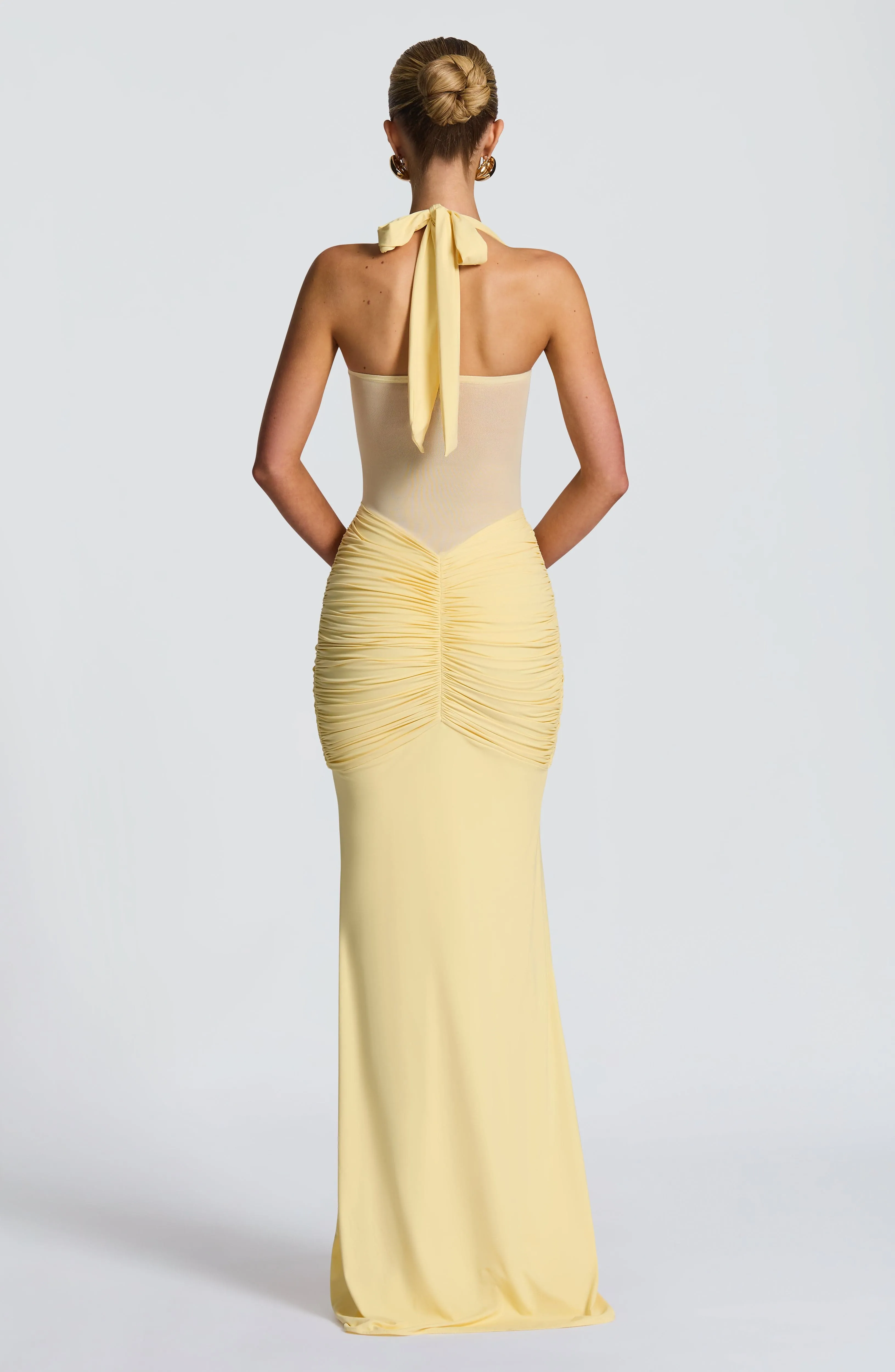 Vixen Maxi Dress - Lemon sold by Babyboo Fashion product image thumbnail 3
