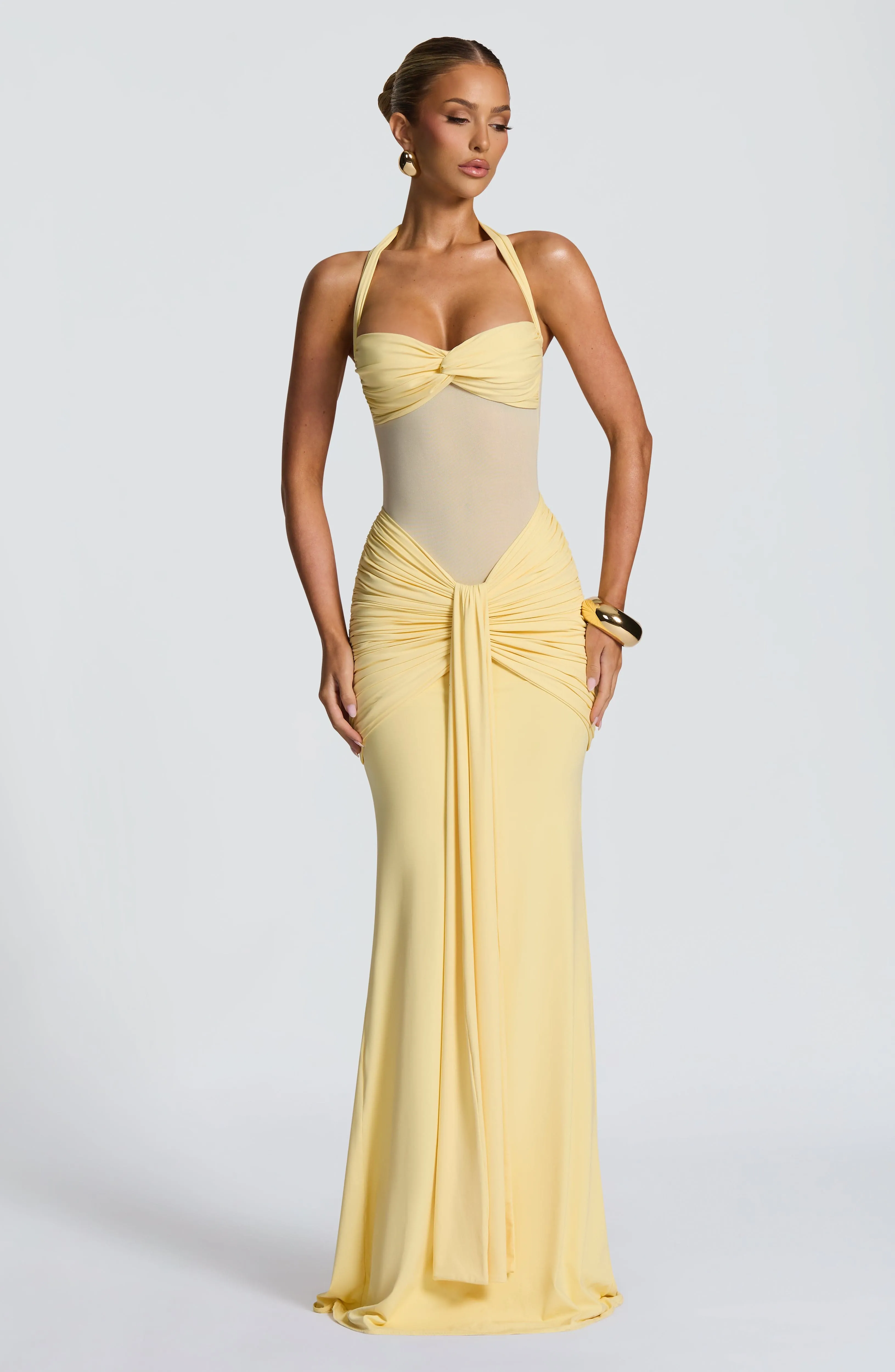 Vixen Maxi Dress - Lemon sold by Babyboo Fashion product image thumbnail 5