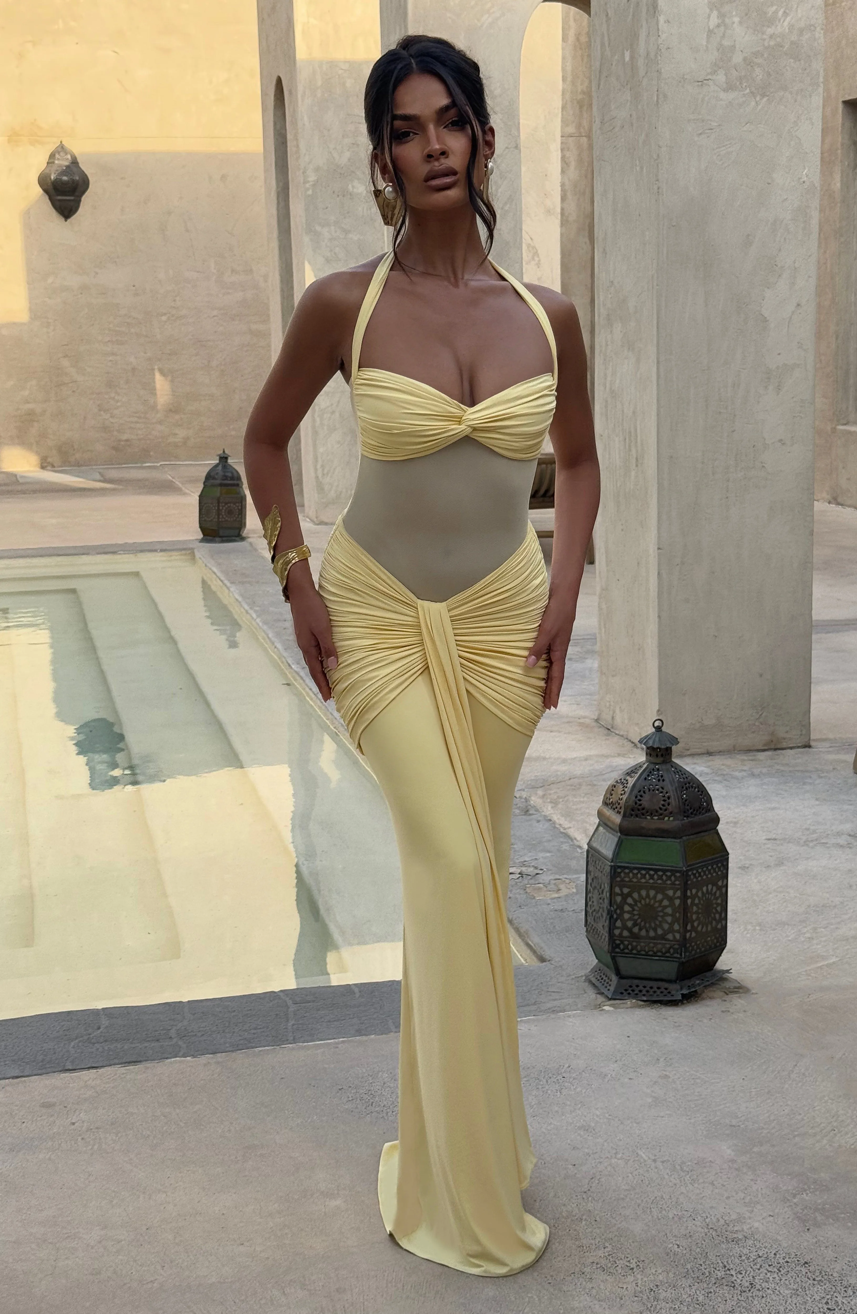 Vixen Maxi Dress - Lemon sold by Babyboo Fashion product image thumbnail 2