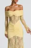 Sauline Maxi Dress - Lemon sold by Babyboo Fashion