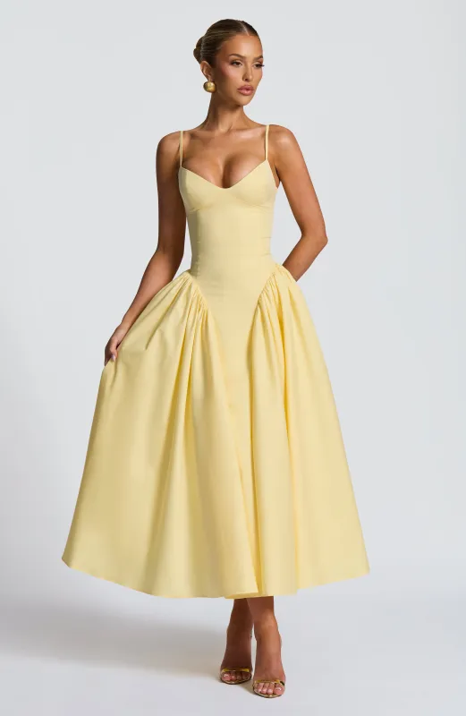 Emerson Midi Dress - Lemon sold by Babyboo Fashion