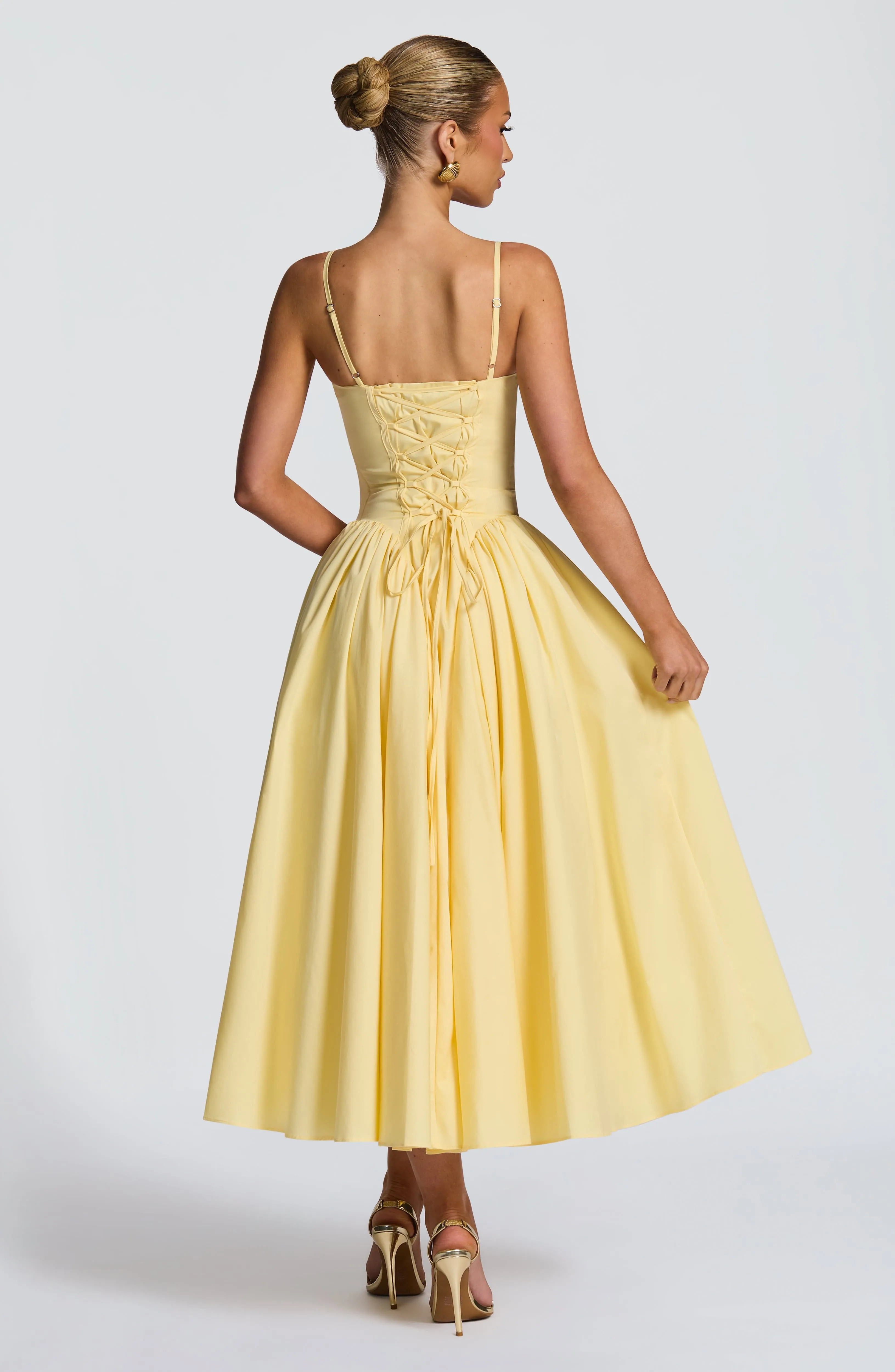 Emerson Midi Dress - Lemon sold by Babyboo Fashion product image thumbnail 2