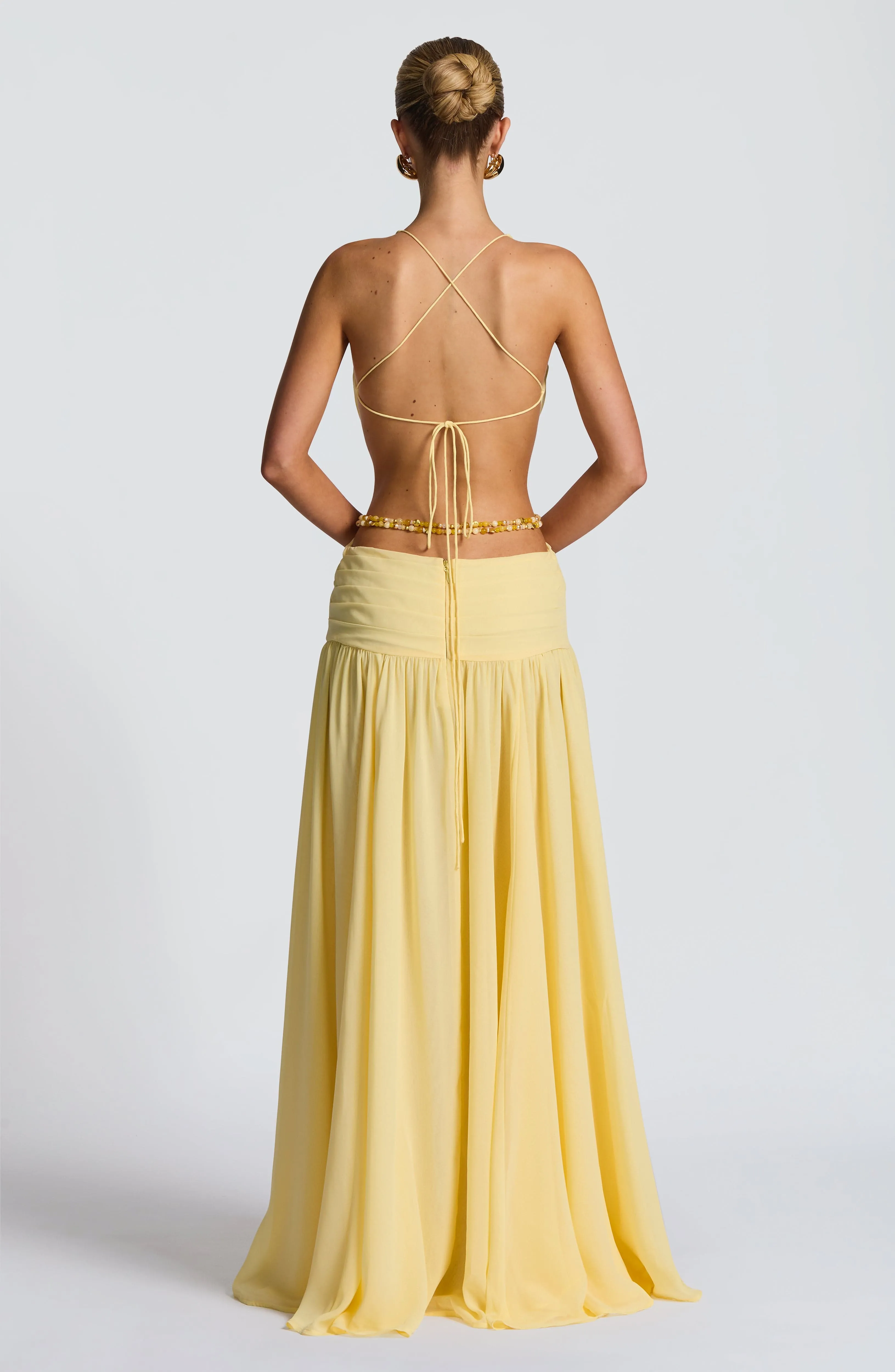 Indianna Maxi Dress - Lemon sold by Babyboo Fashion product image thumbnail 3