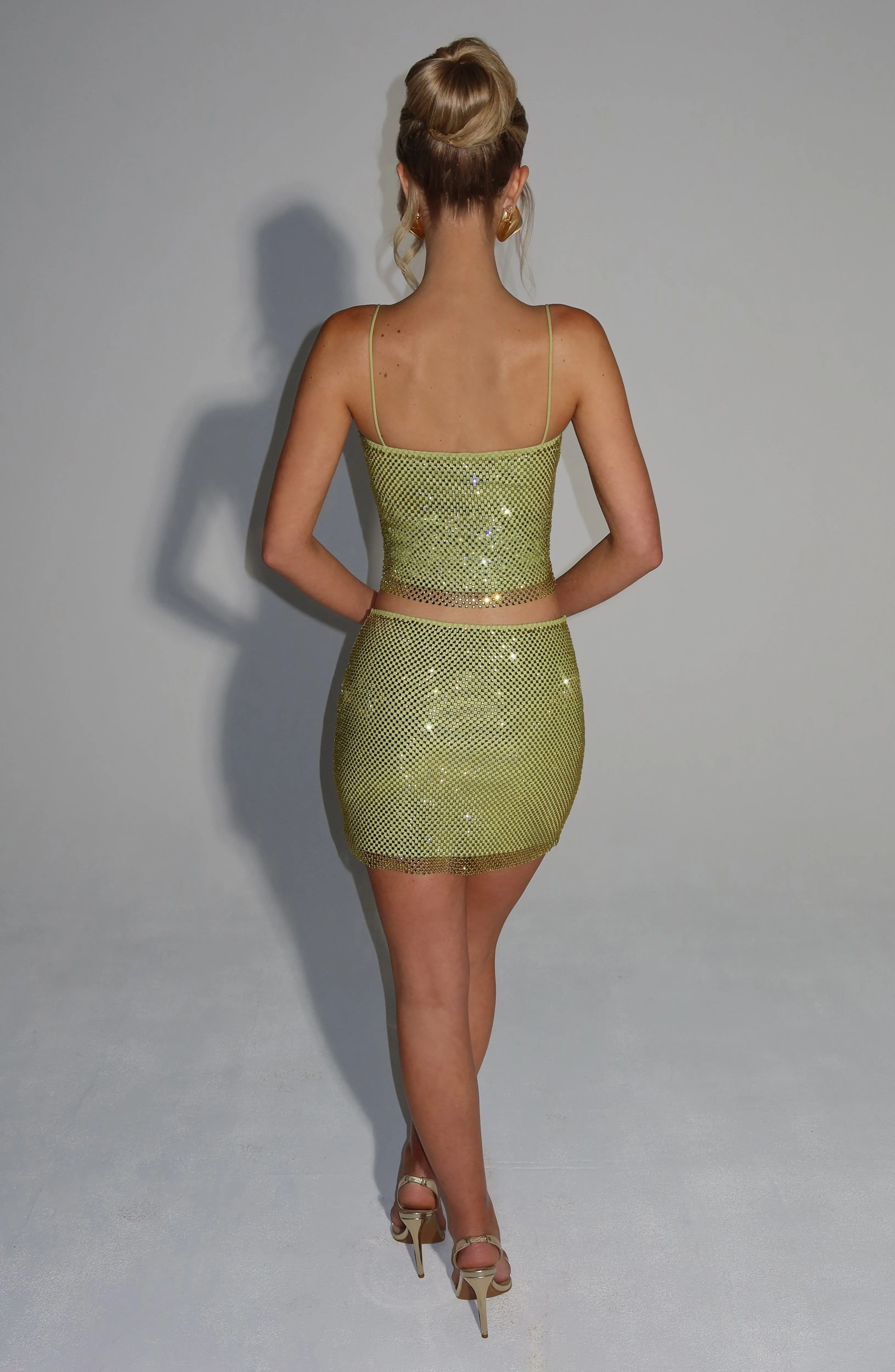 Nila Mini Skirt - Olive sold by Babyboo Fashion product image thumbnail 4