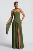 Maliyah Maxi Dress - Khaki sold by Babyboo Fashion