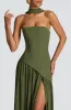 Maliyah Maxi Dress - Khaki sold by Babyboo Fashion