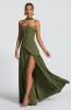 Maliyah Maxi Dress - Khaki sold by Babyboo Fashion