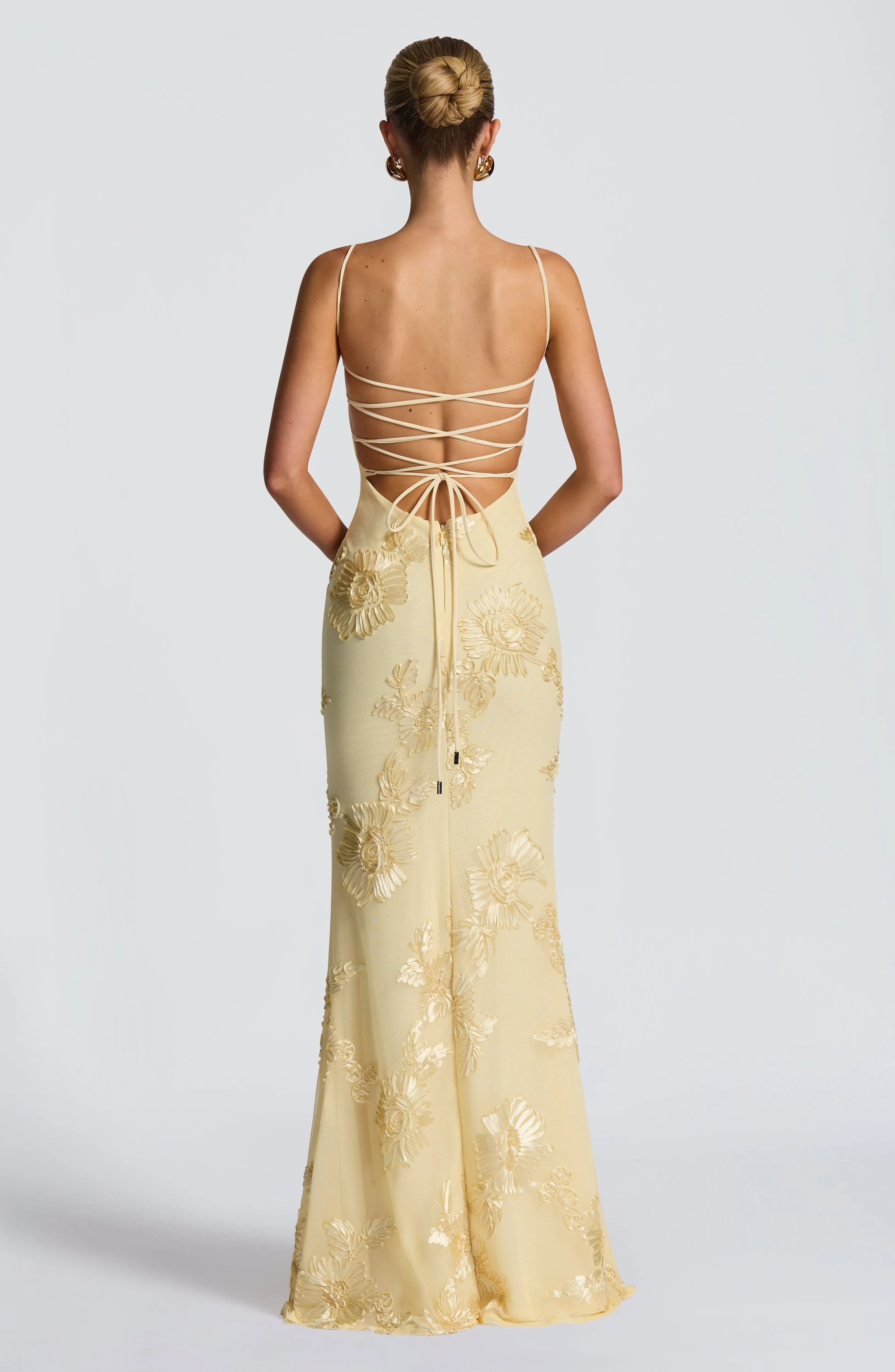 Nefertiti Maxi Dress - Lemon sold by Babyboo Fashion product image thumbnail 2